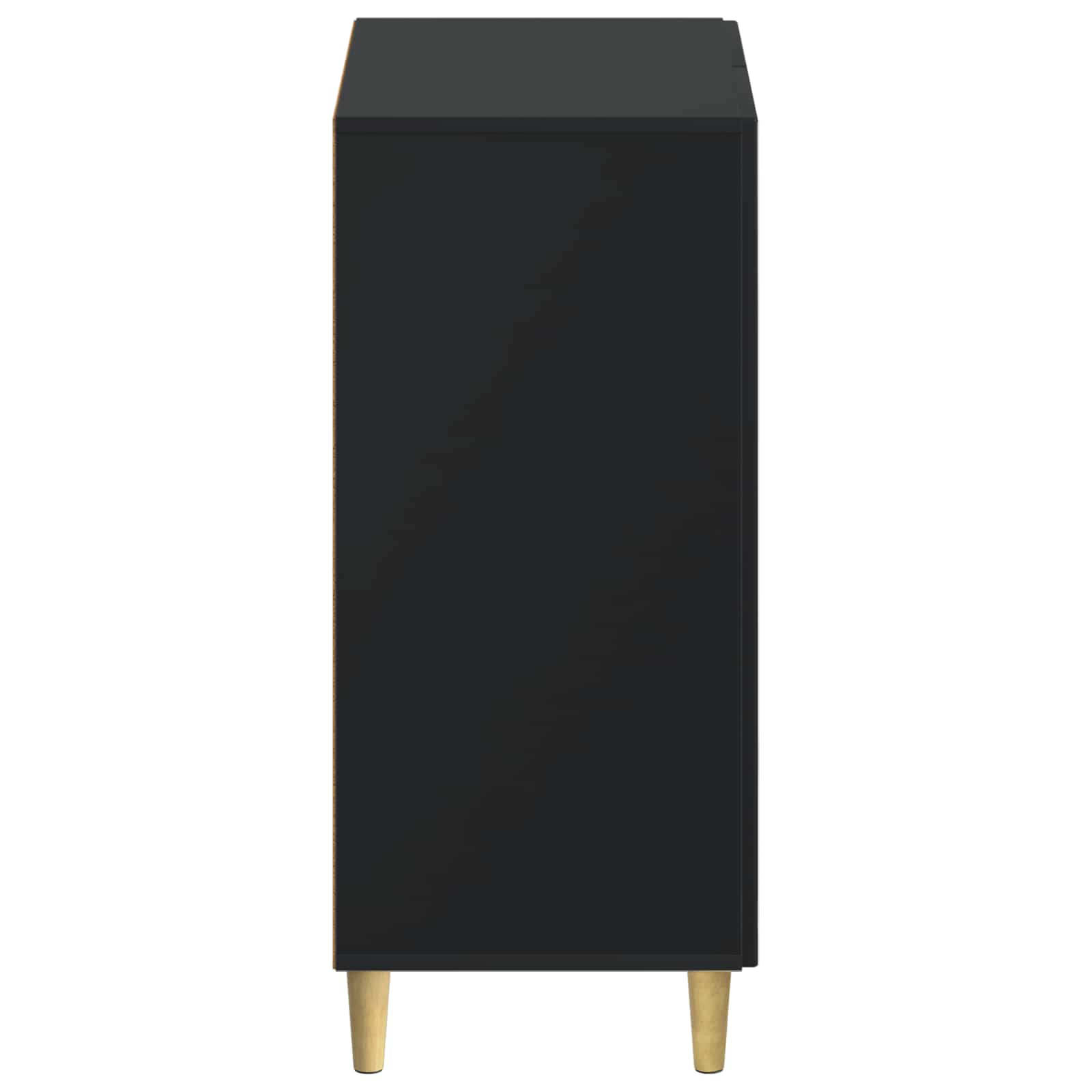 Batu skrynia ARNHEM 59,5 x 39,5 x 90 cm Apdirbta mediena Juoda