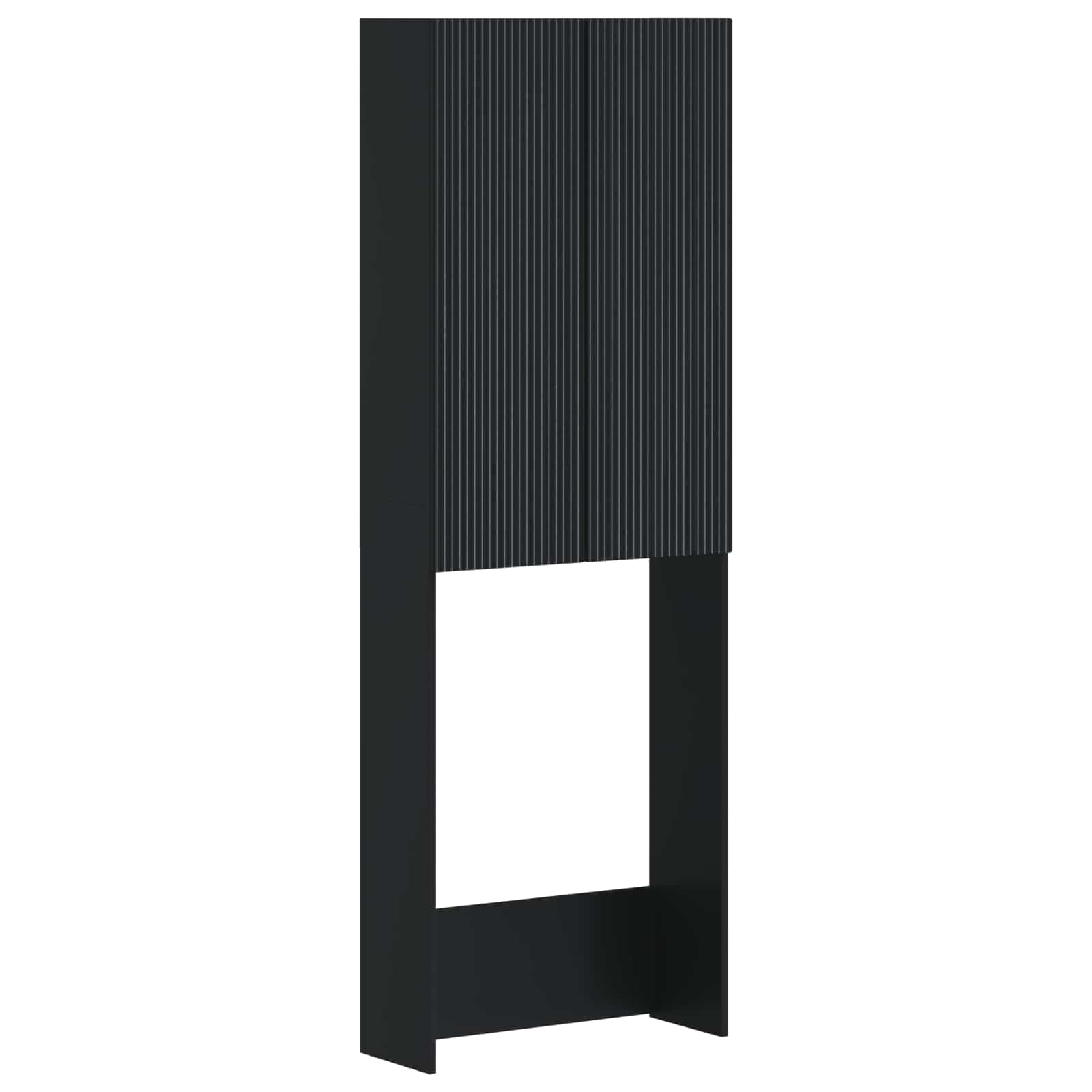 Tualeto spintelė ARNHEM Juoda 66 x 25,5 x 190 cm