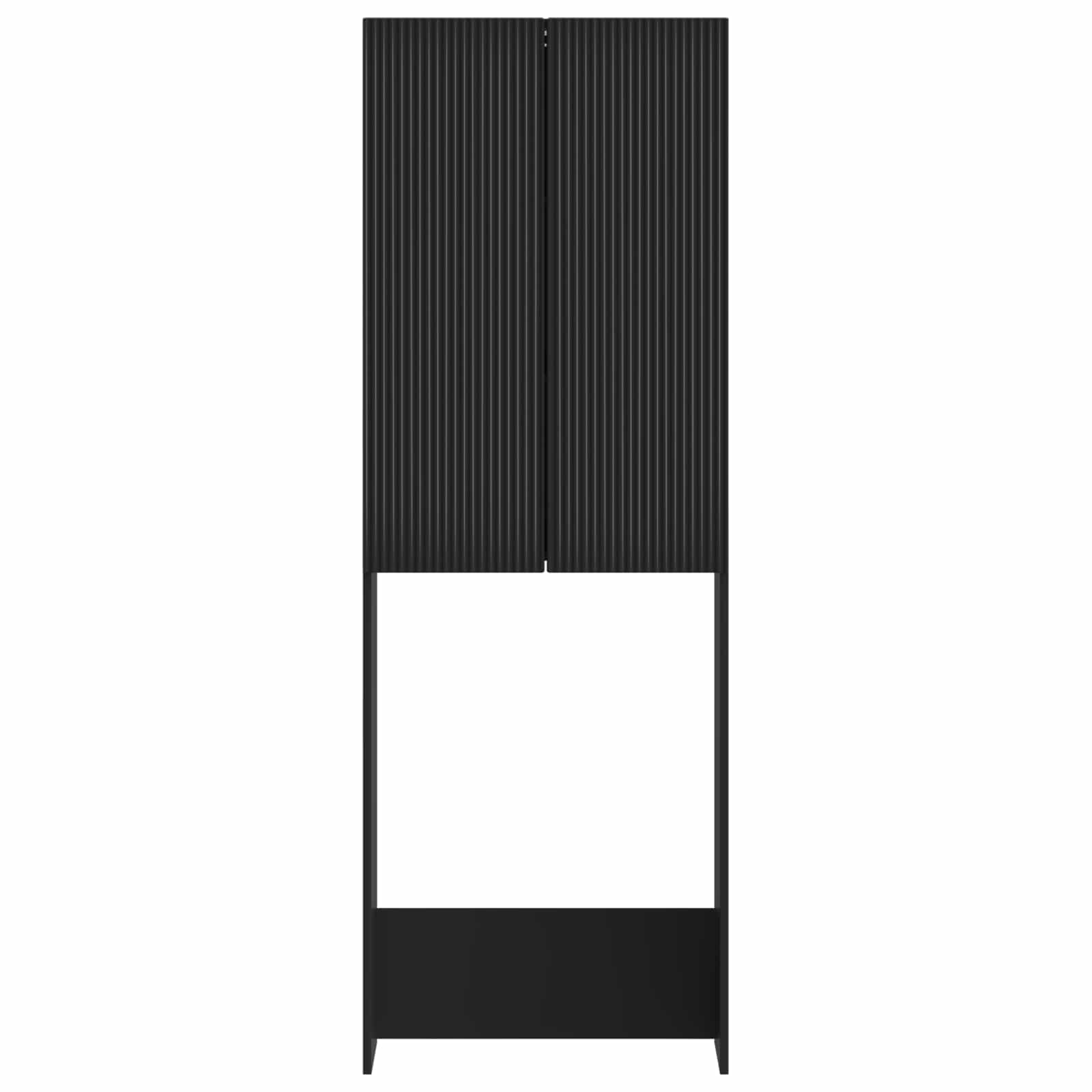 Tualeto spintelė ARNHEM Juoda 66 x 25,5 x 190 cm