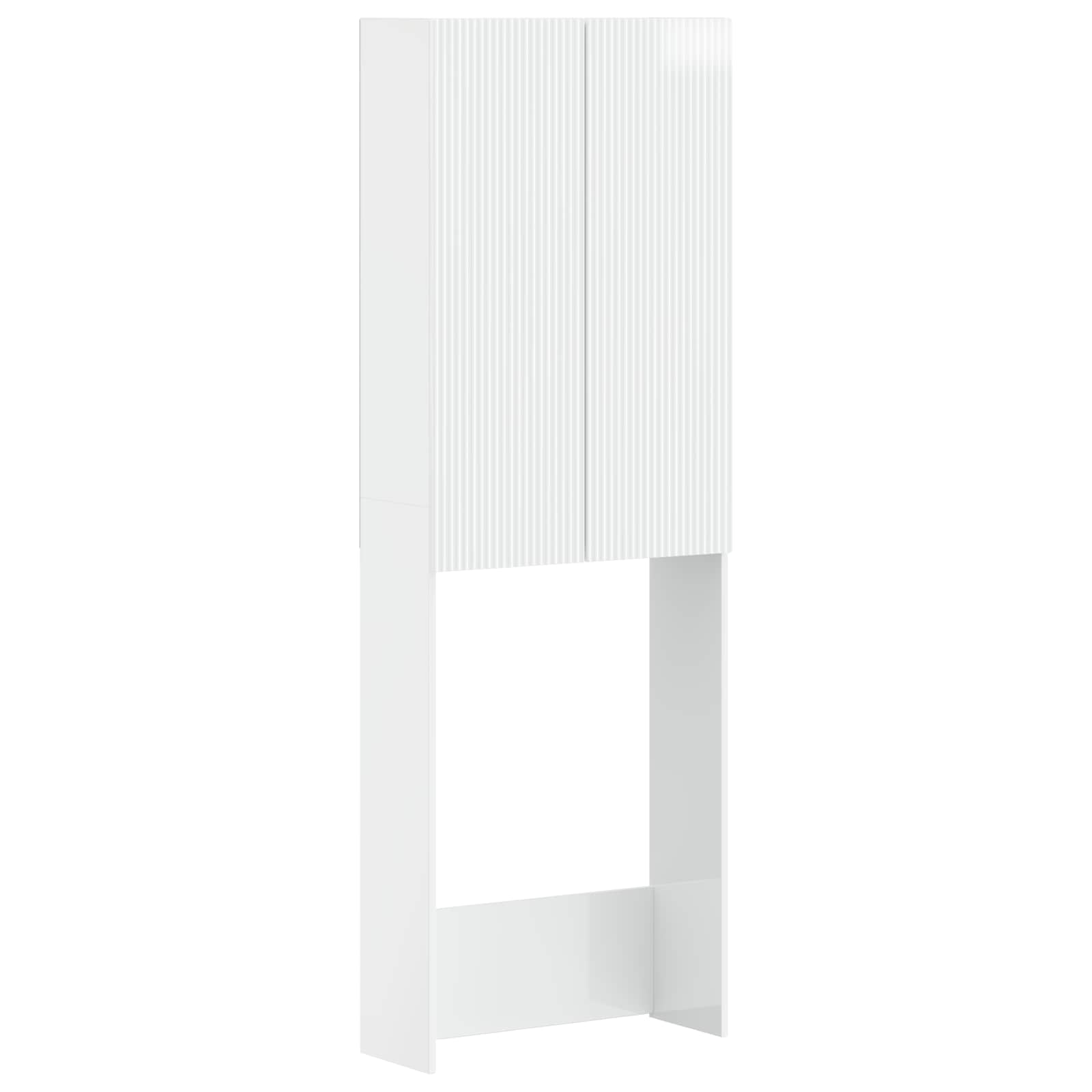 Tualeto spintelė ARNHEM Itin blizgi balta 66 x 25,5 x 190 cm