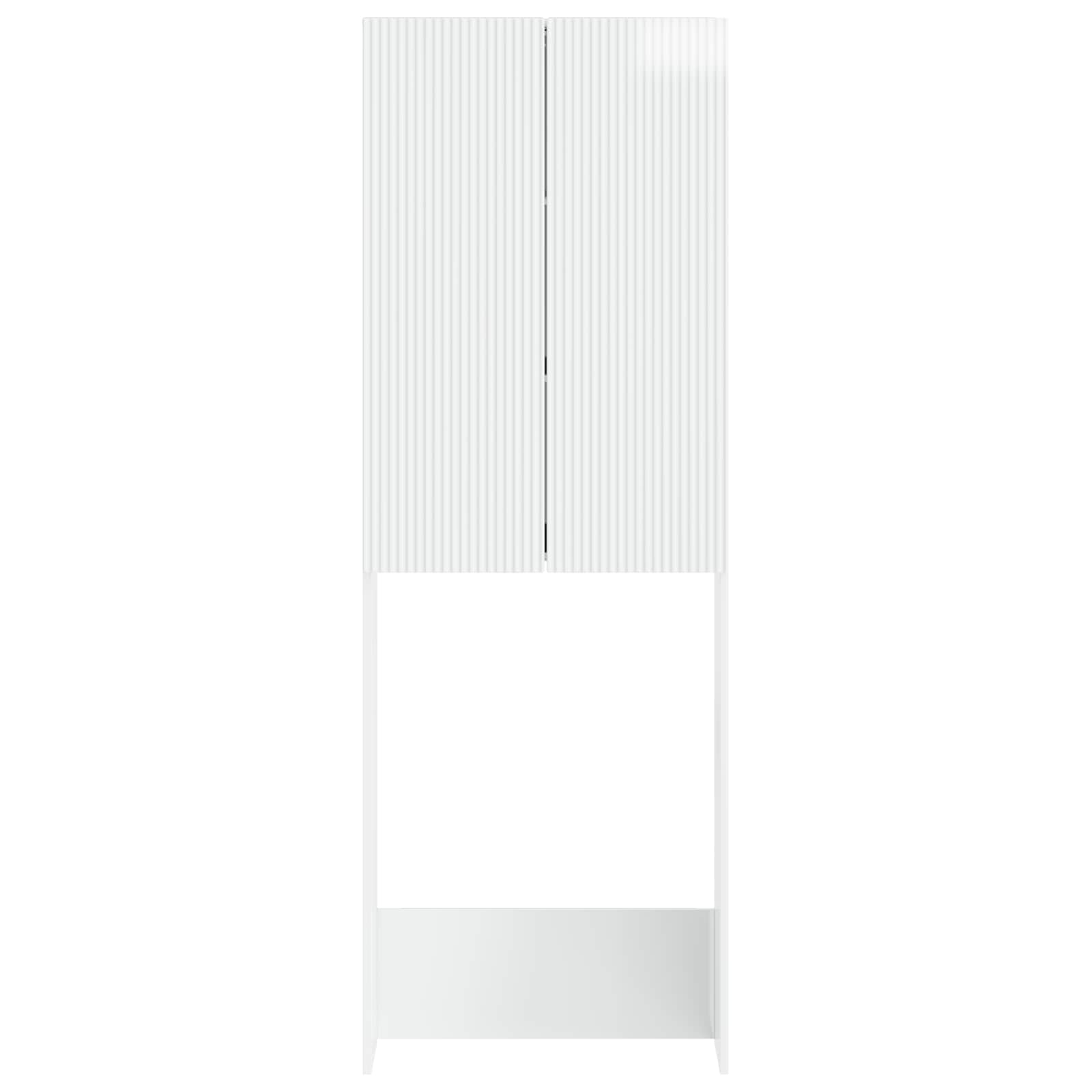 Tualeto spintelė ARNHEM Itin blizgi balta 66 x 25,5 x 190 cm