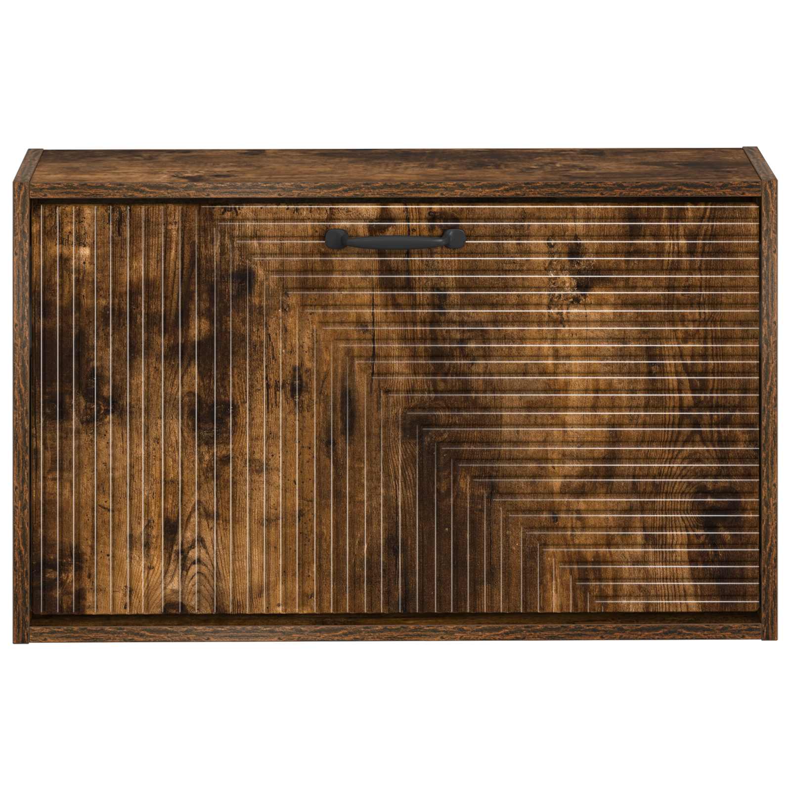 Sieninis batų kabinetas HAARLEM 71 x 17 x 43 cm Dūminio ąžuolo