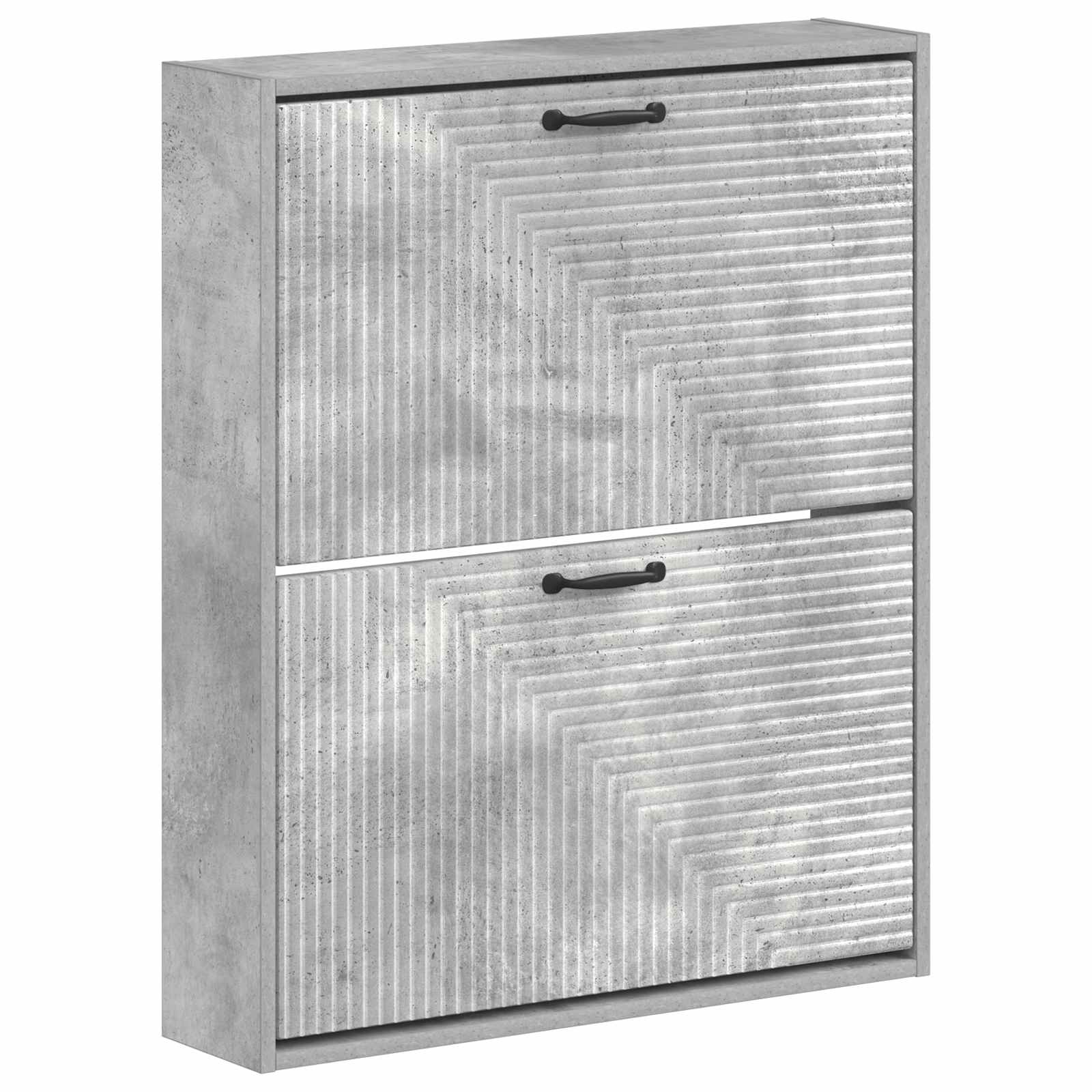 Sieninis batų kabinetas HAARLEM 71 x 17 x 86 cm Betono pilka