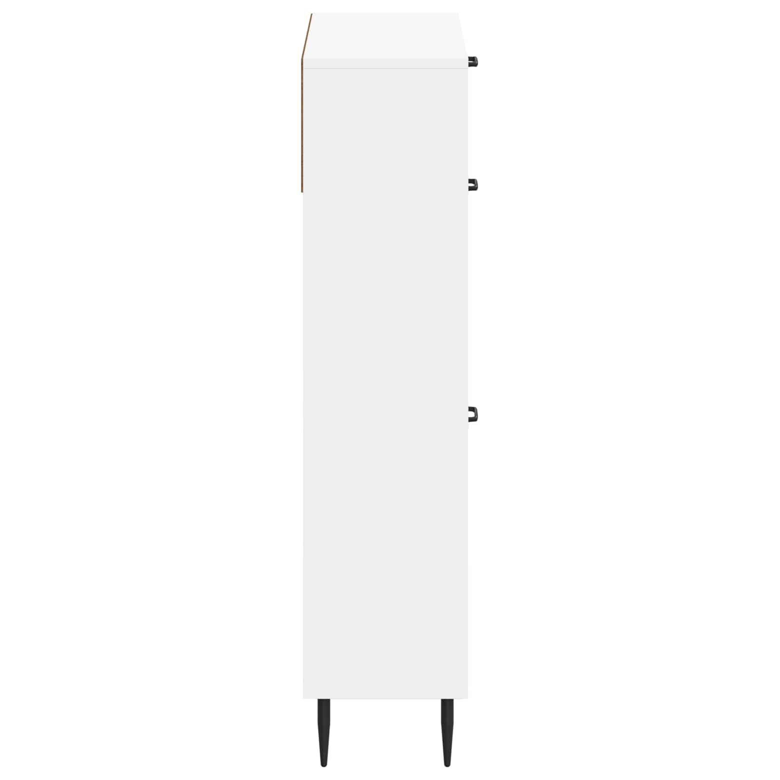 Batu skrynia HAARLEM 78 x 24 x 103 cm Apdirbta mediena Balta