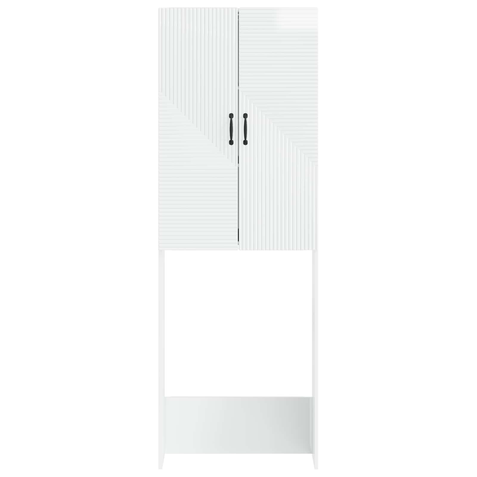 Tualeto spintelė HAARLEM Itin blizgi balta 66 x 25,5 x 190 cm