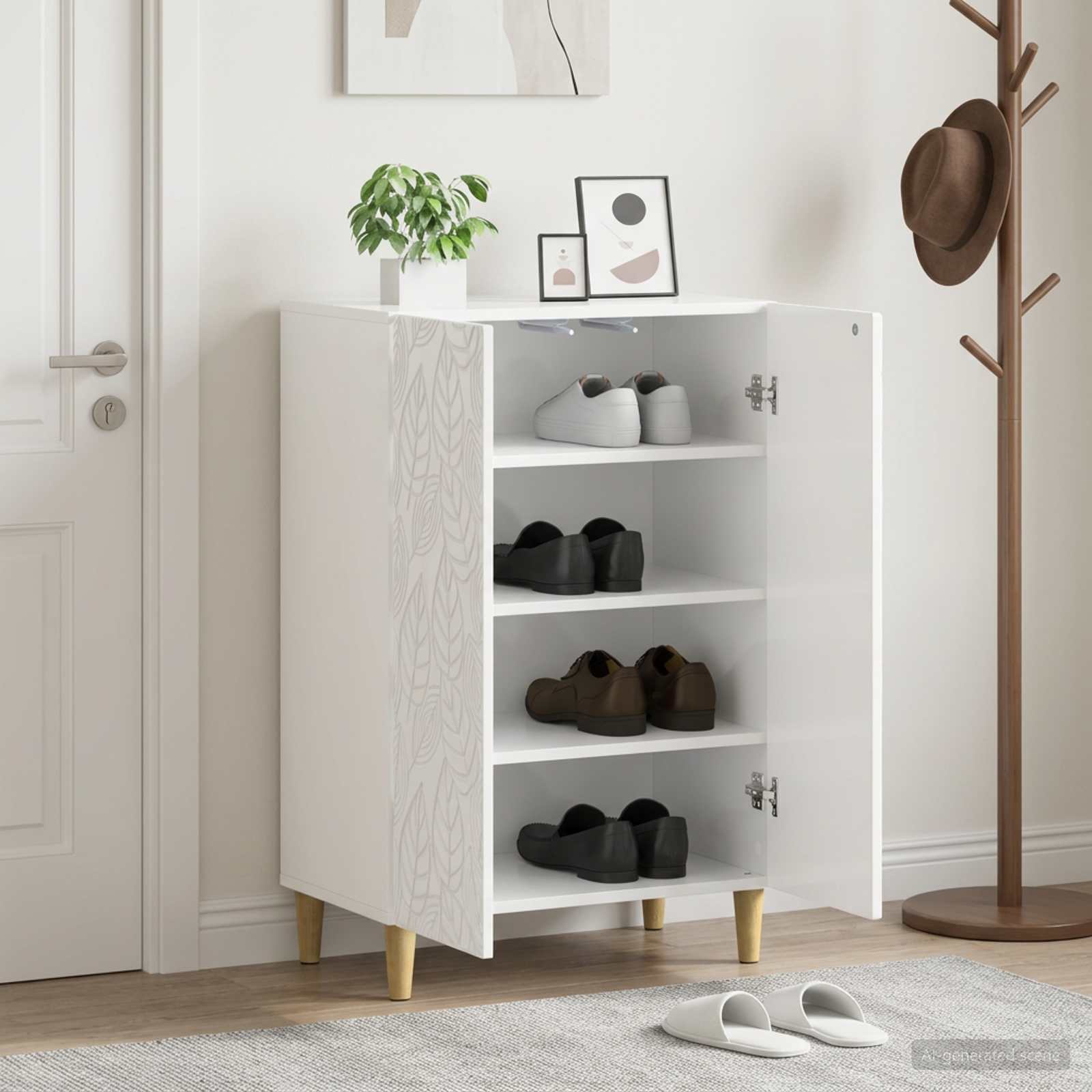 Batu skrynia DELFT 59,5 x 39,5 x 90 cm Apdirbta mediena