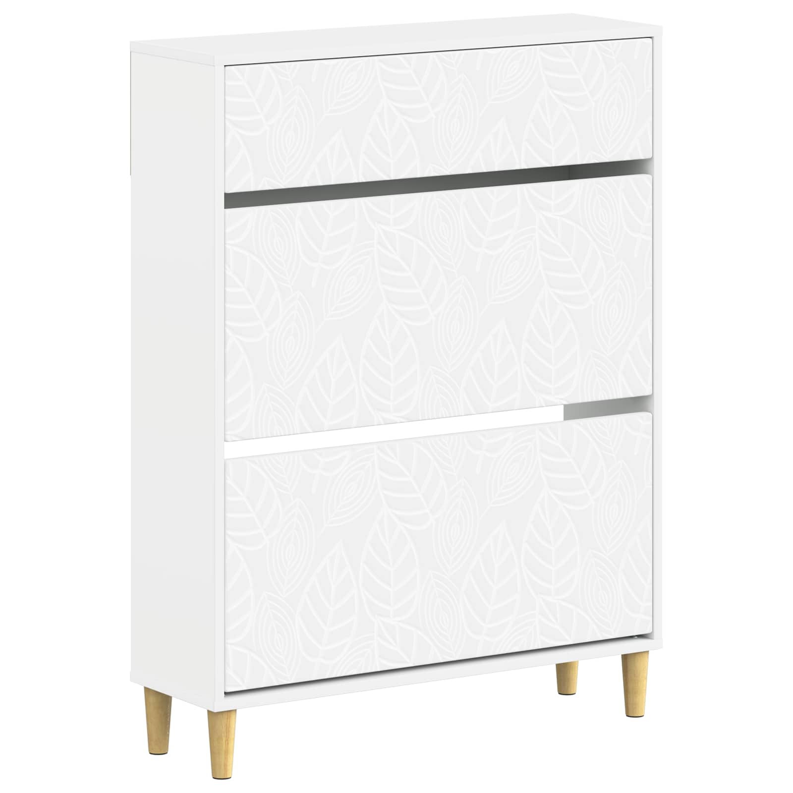 Batu skrynia DELFT 78 x 24 x 103 cm Apdirbta mediena Balta