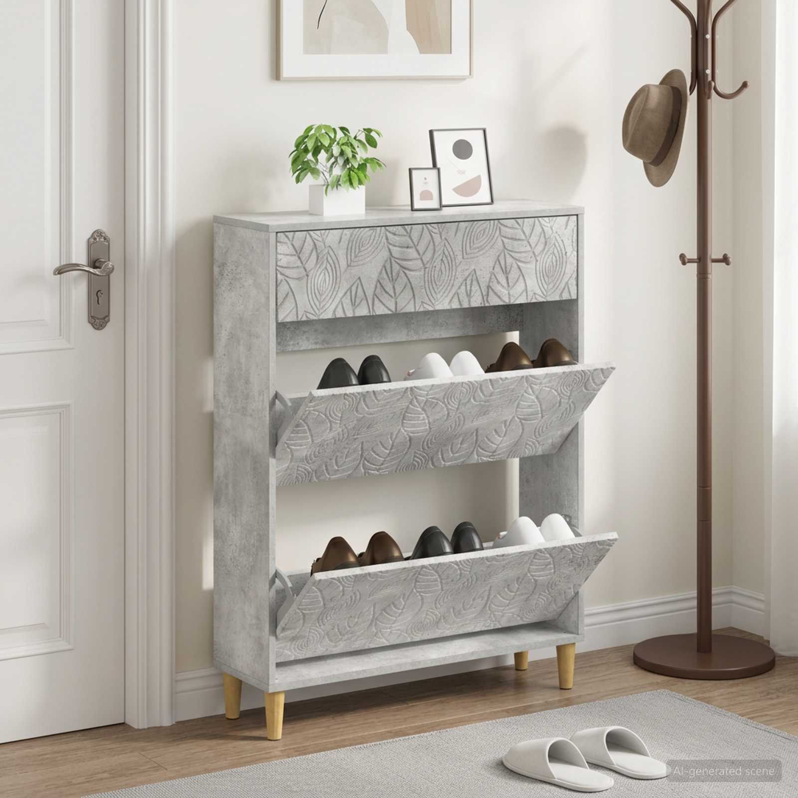 Batu skrynia DELFT 78 x 24 x 103 cm Apdirbta mediena