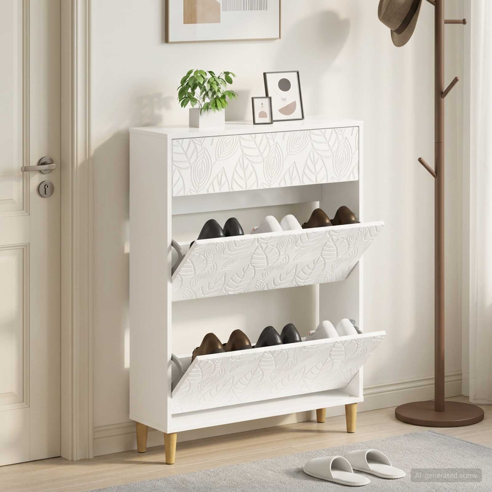 Batu skrynia DELFT 78 x 24 x 103 cm Apdirbta mediena