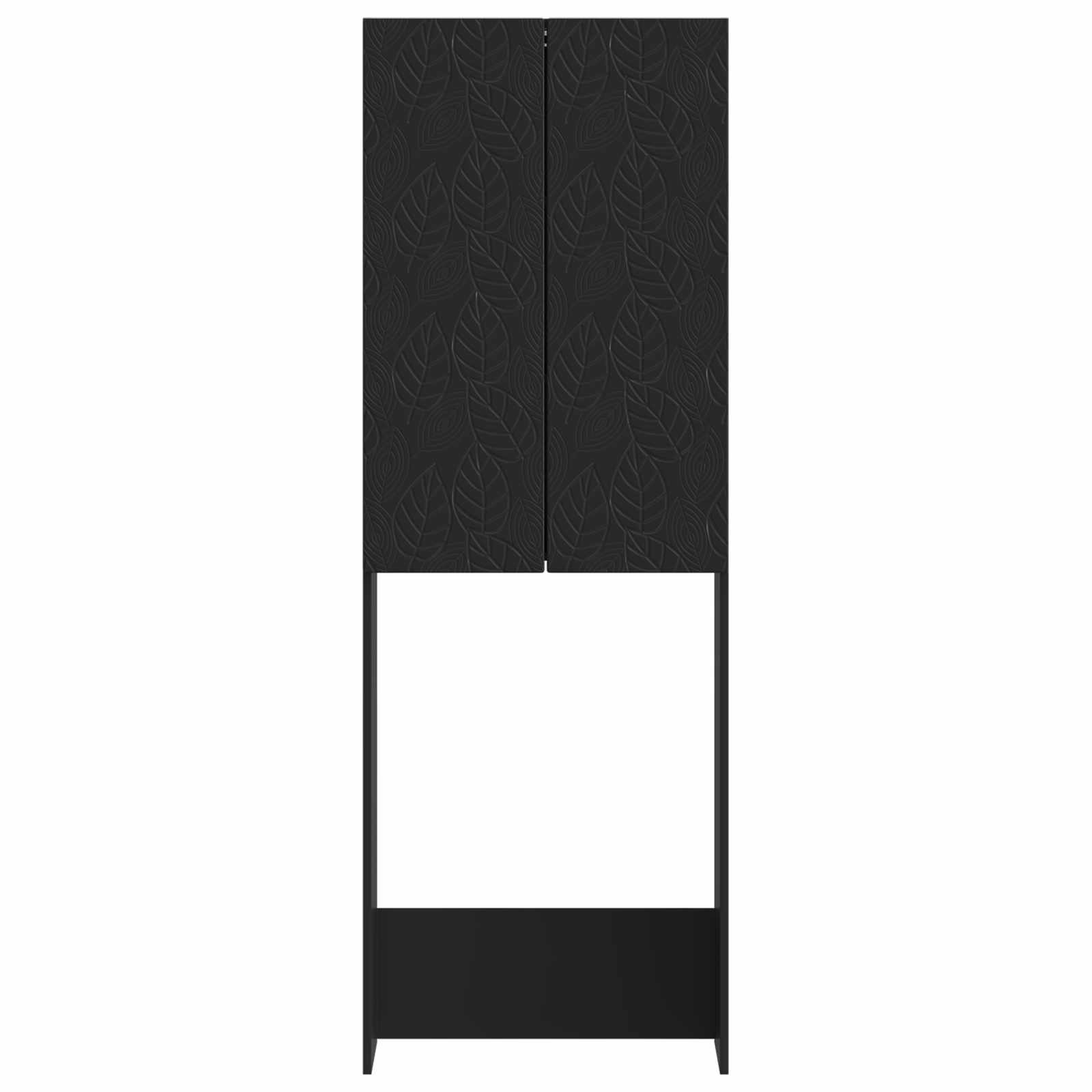 Tualeto spintelė DELFT Juoda 66 x 25,5 x 190 cm