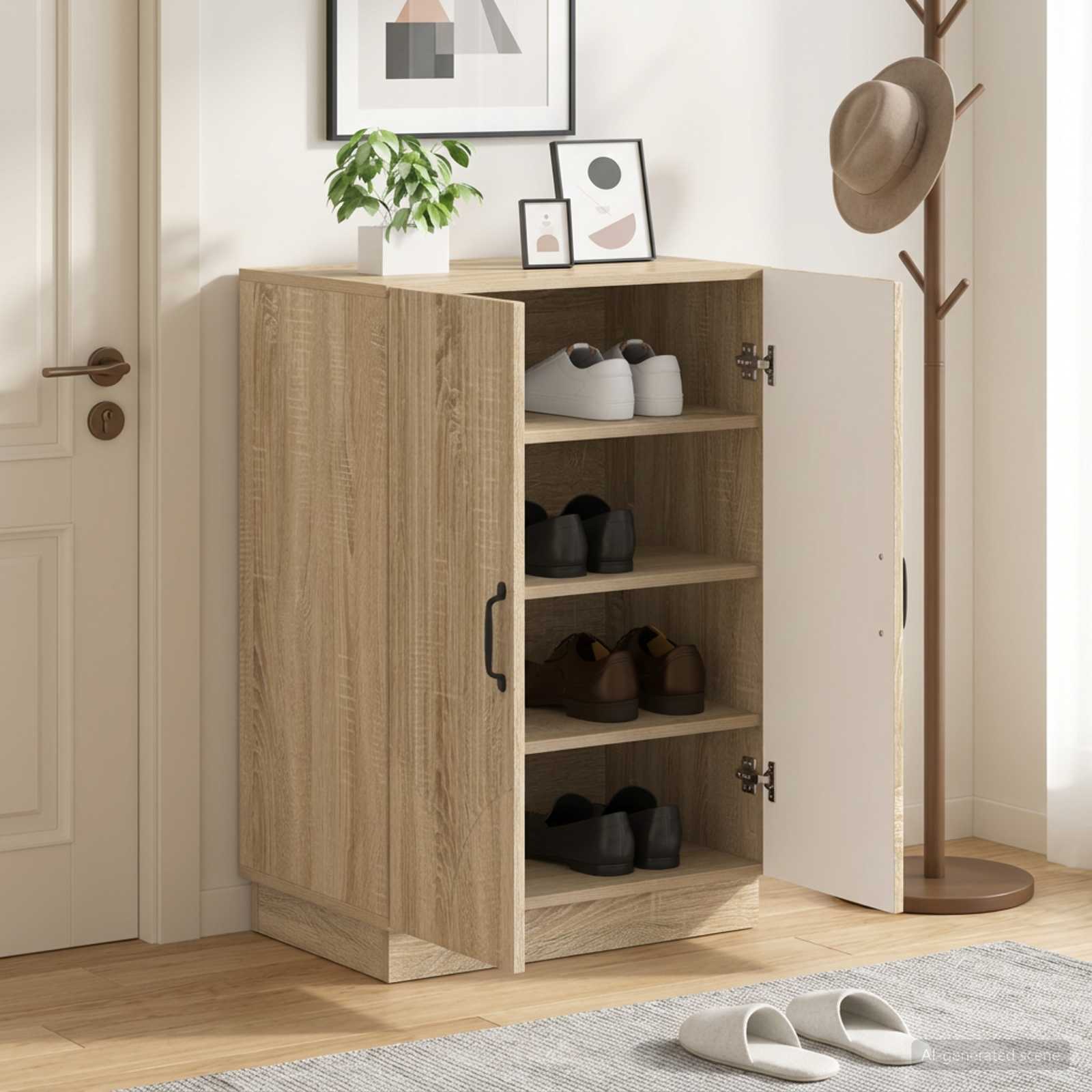 Batu skrynia HOORN 59,5 x 39,5 x 87 cm Apdirbta mediena