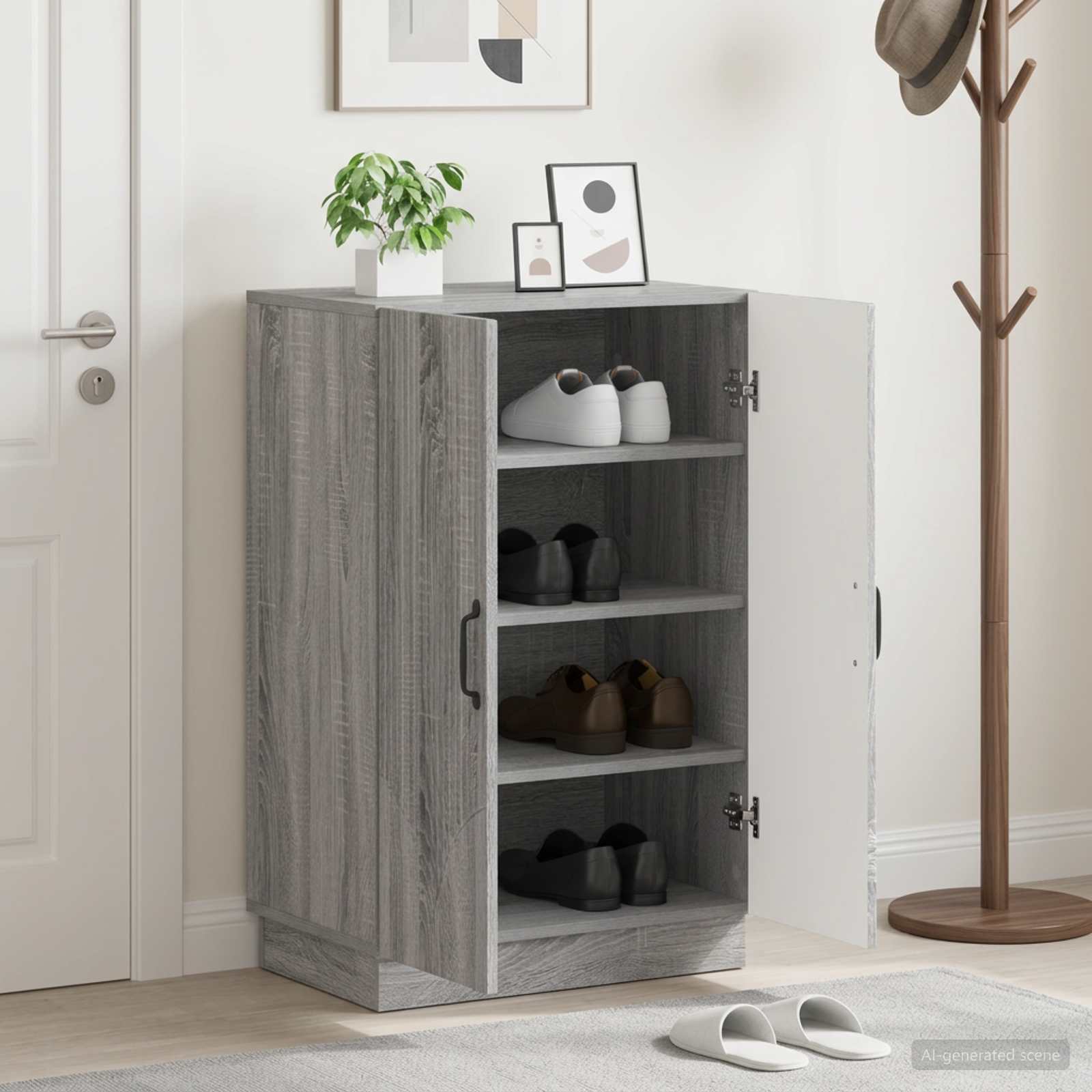 Batu skrynia HOORN 59,5 x 39,5 x 87 cm Apdirbta mediena