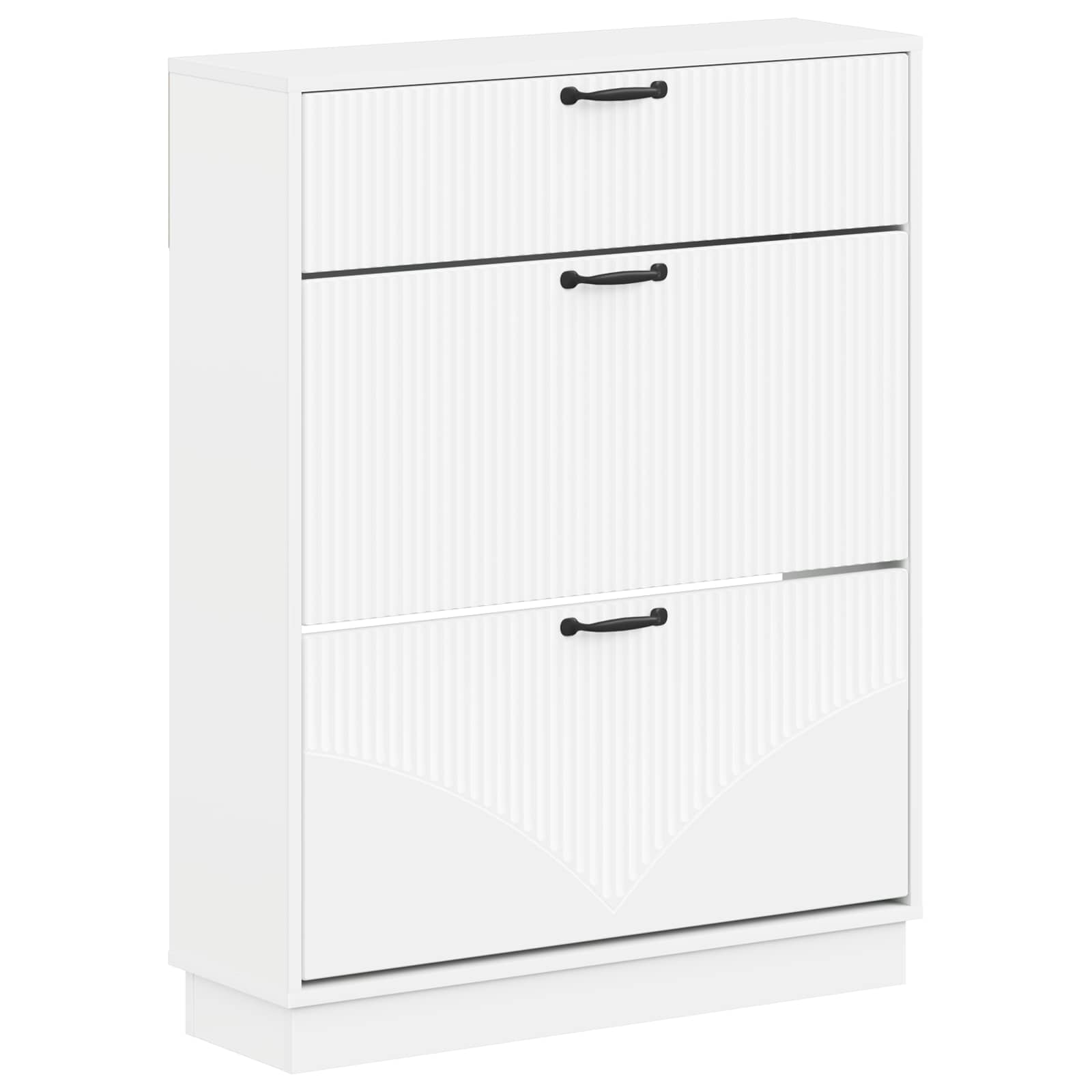 Batu skrynia HOORN 78 x 24 x 100 cm Apdirbta mediena Balta