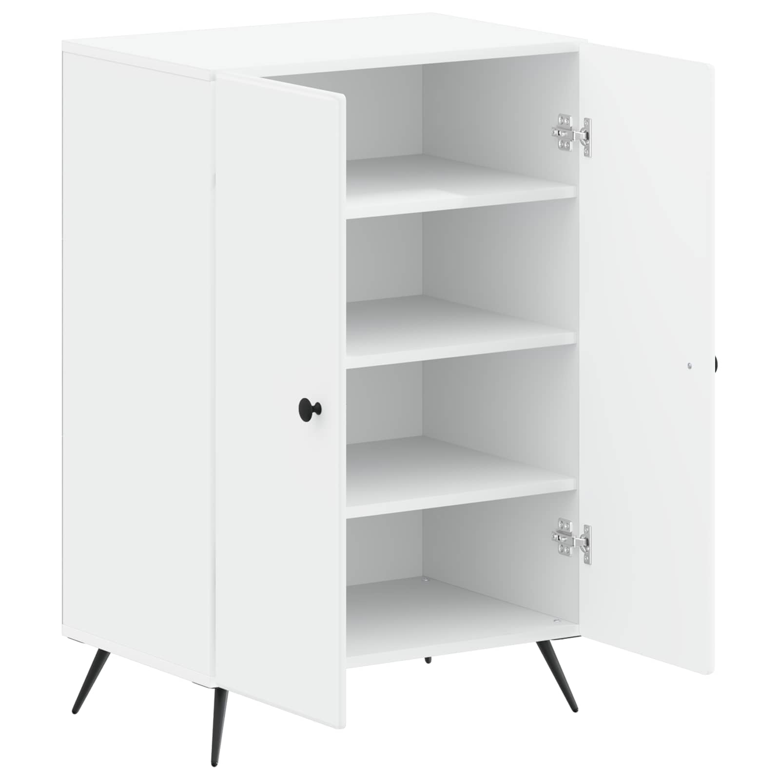 Batu skrynia BREDA 59,5 x 39,5 x 90 cm Apdirbta mediena Balta