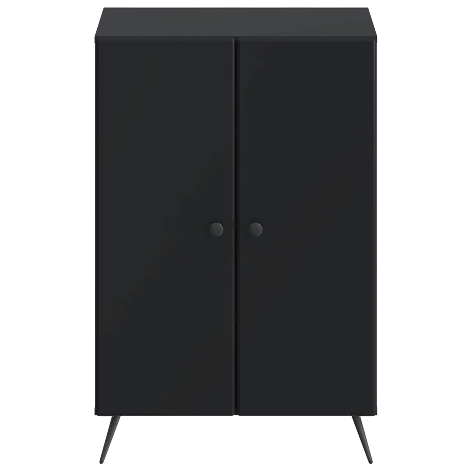 Batu skrynia BREDA 59,5 x 39,5 x 90 cm Apdirbta mediena Juoda