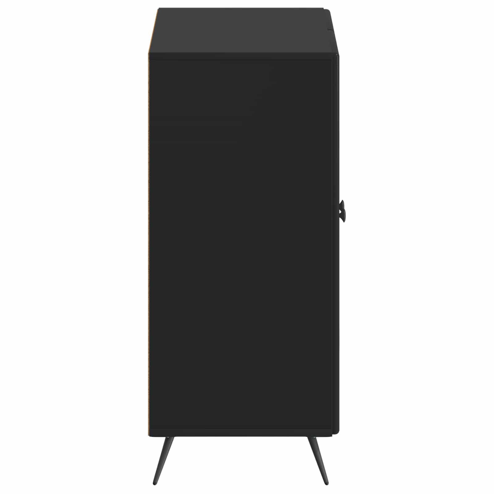 Batu skrynia BREDA 59,5 x 39,5 x 90 cm Apdirbta mediena Juoda