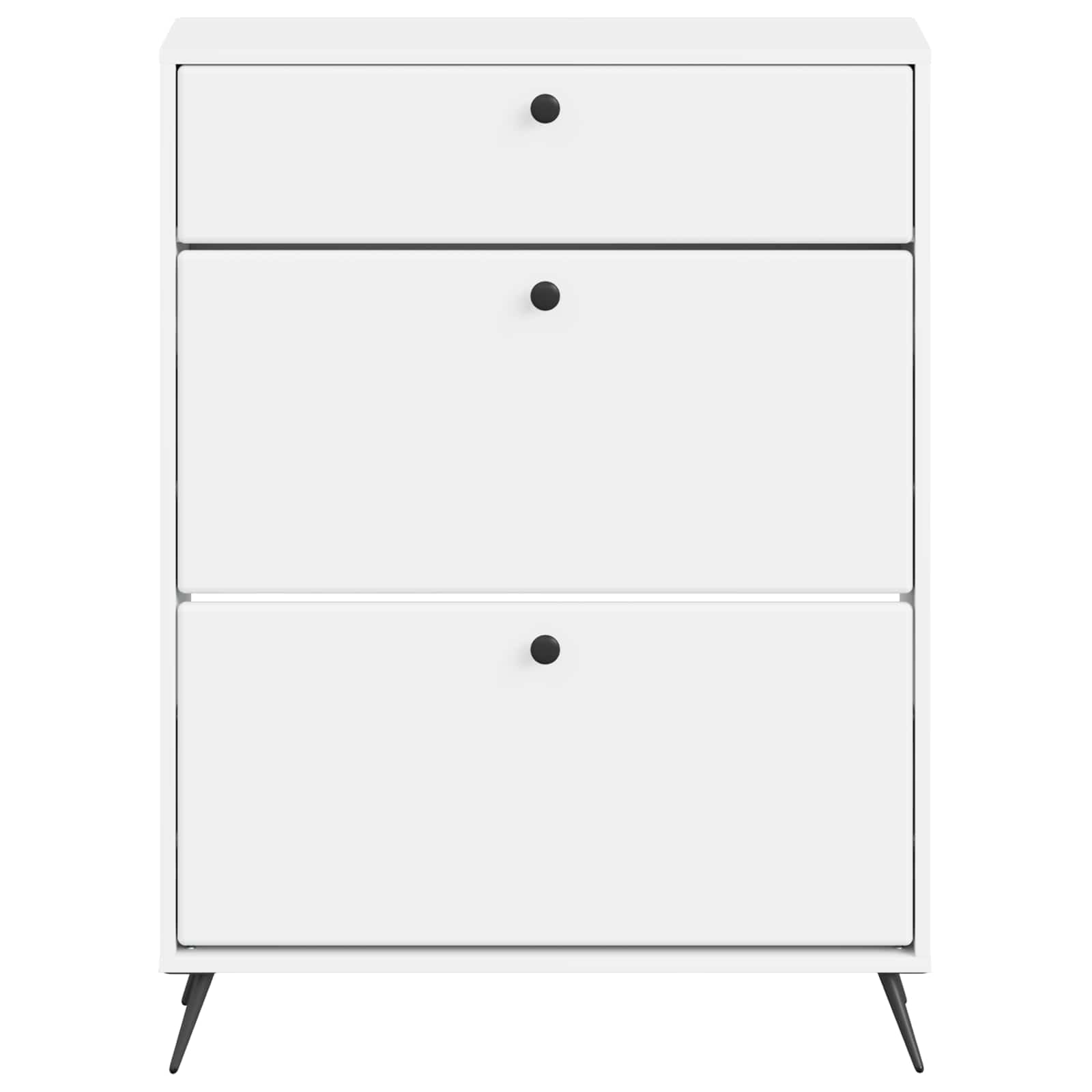 Batu skrynia BREDA 78 x 24 x 103 cm Apdirbta mediena Balta