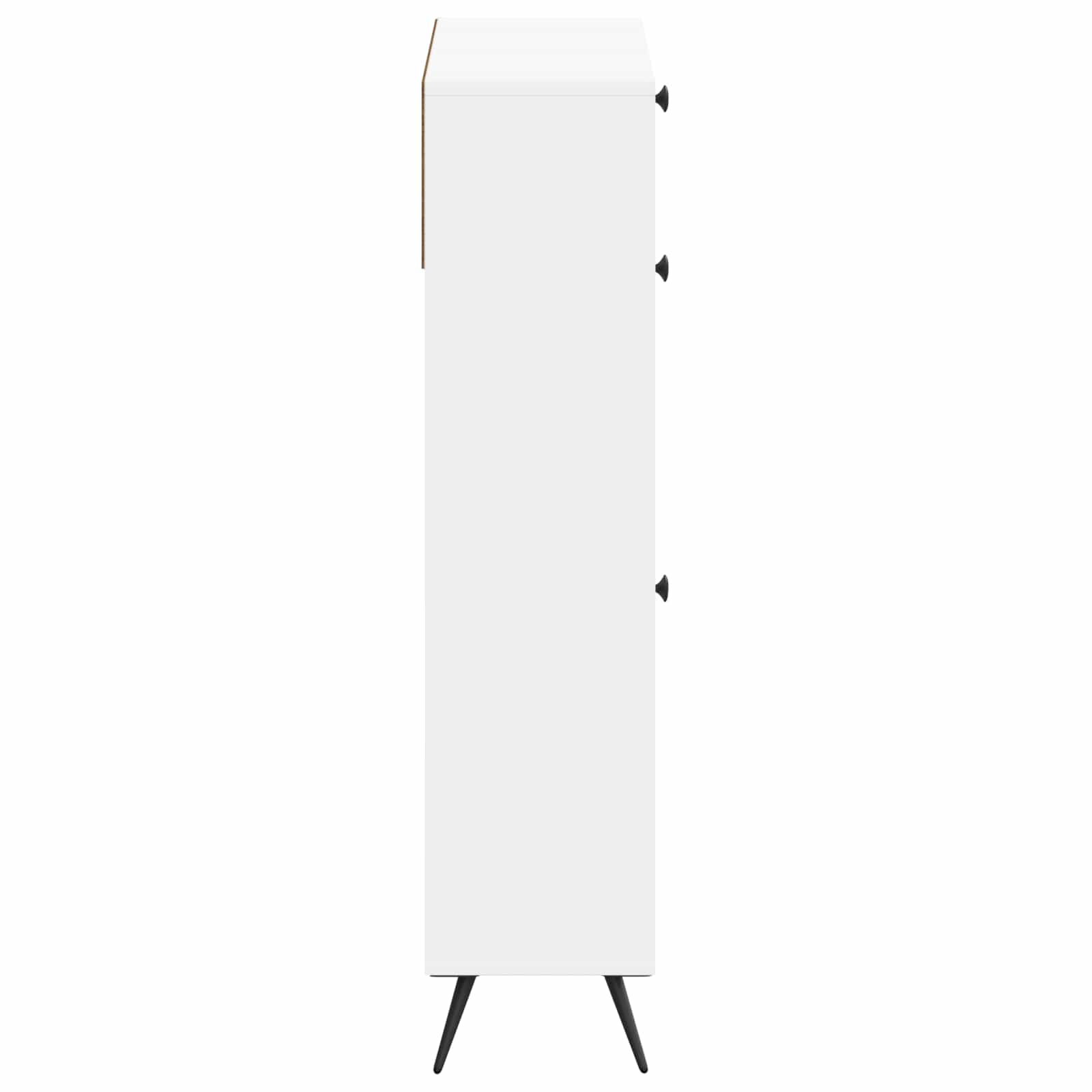 Batu skrynia BREDA 78 x 24 x 103 cm Apdirbta mediena Balta