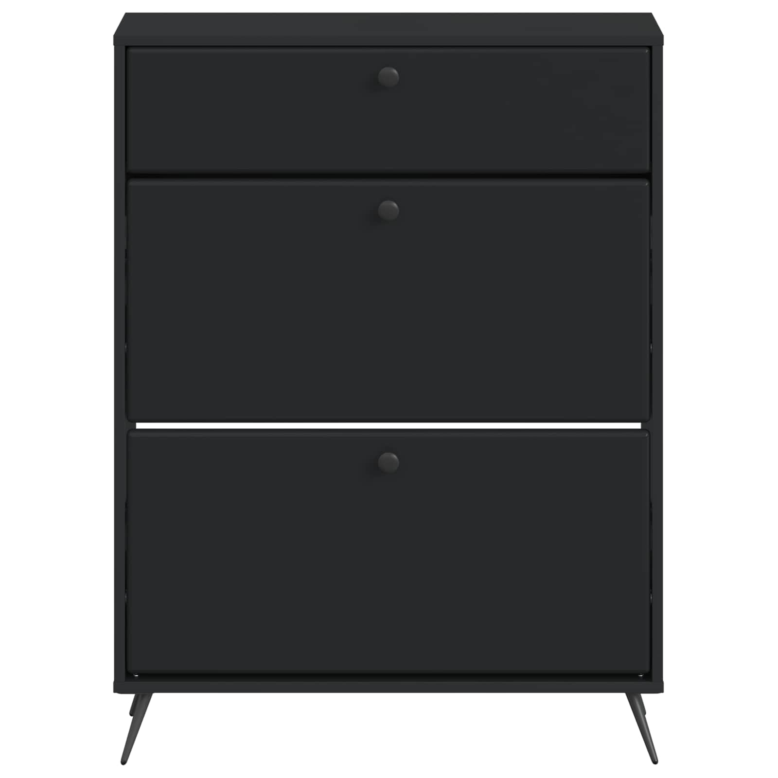 Batu skrynia BREDA 78 x 24 x 103 cm Apdirbta mediena Juoda