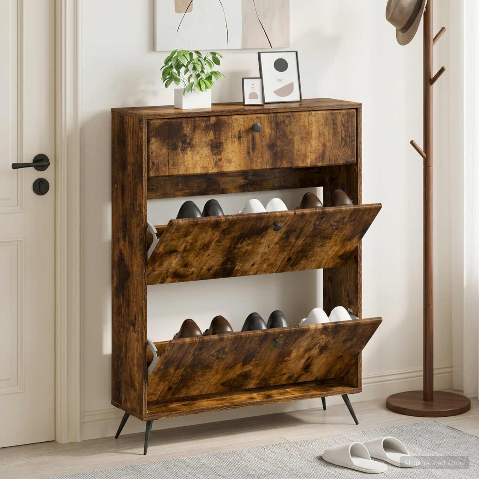 Batu skrynia BREDA 78 x 24 x 103 cm Apdirbta mediena