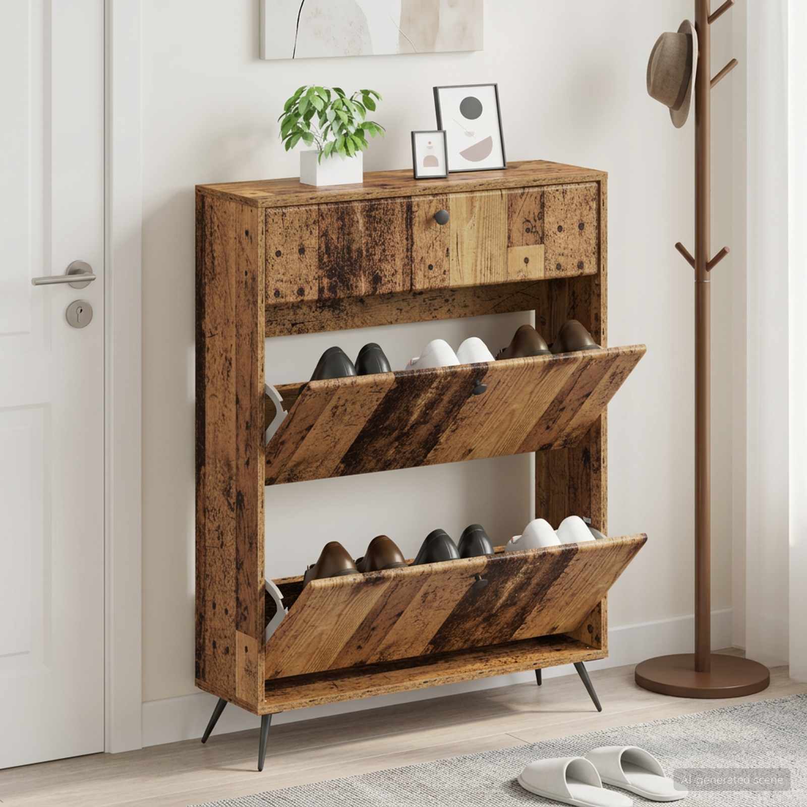 Batu skrynia BREDA 78 x 24 x 103 cm Apdirbta mediena