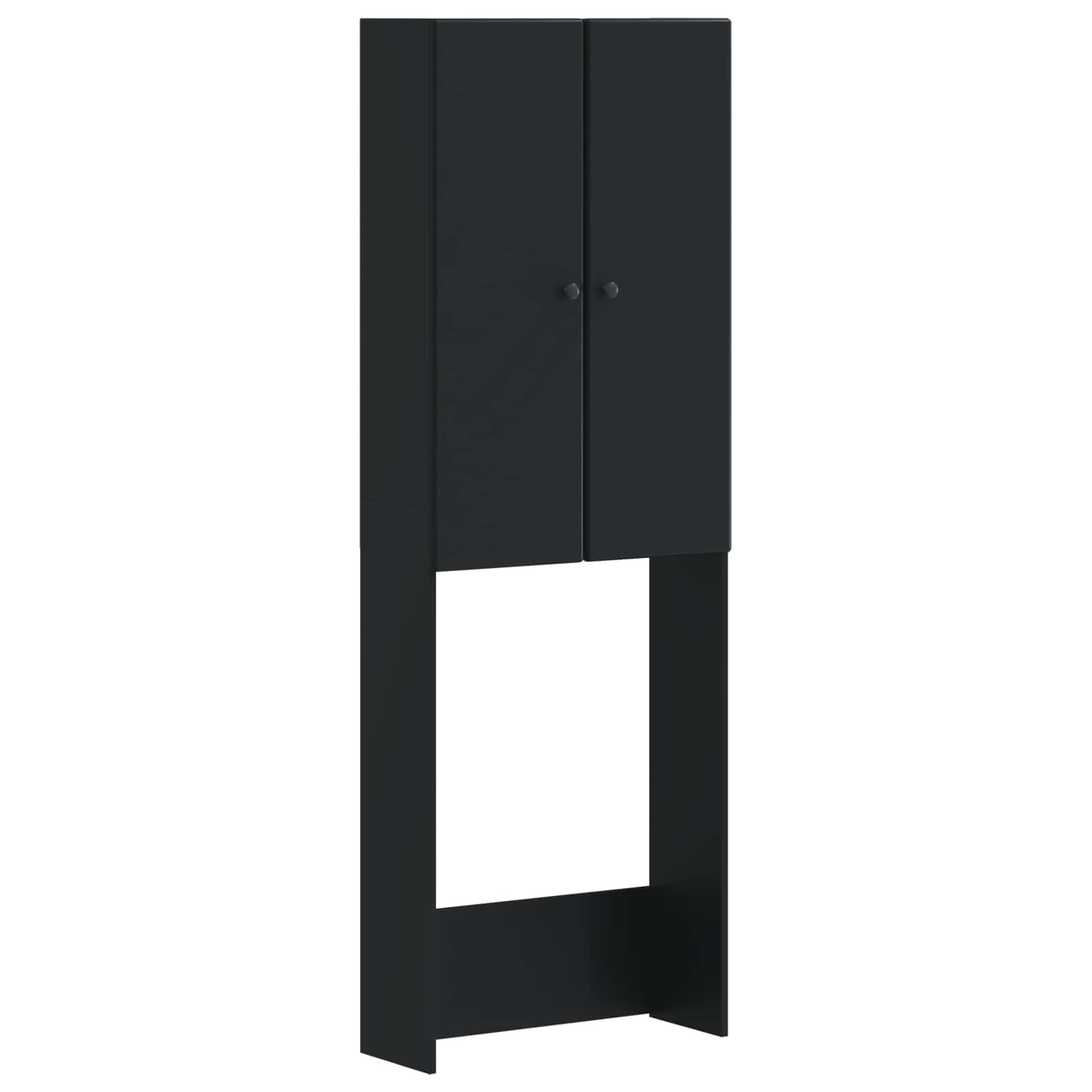 Tualeto spintelė BREDA Juoda 66 x 25,5 x 190 cm