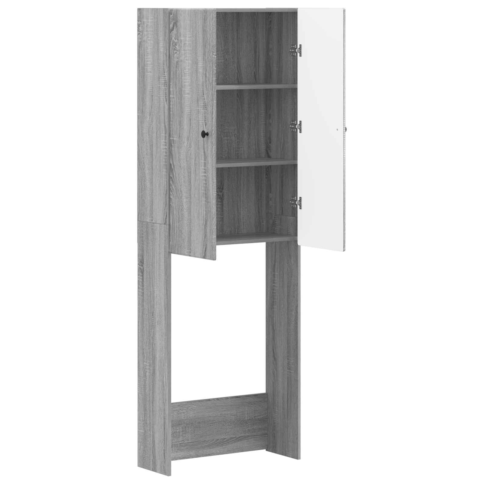 Tualeto spintelė BREDA Pilka Sonoma 66 x 25,5 x 190 cm