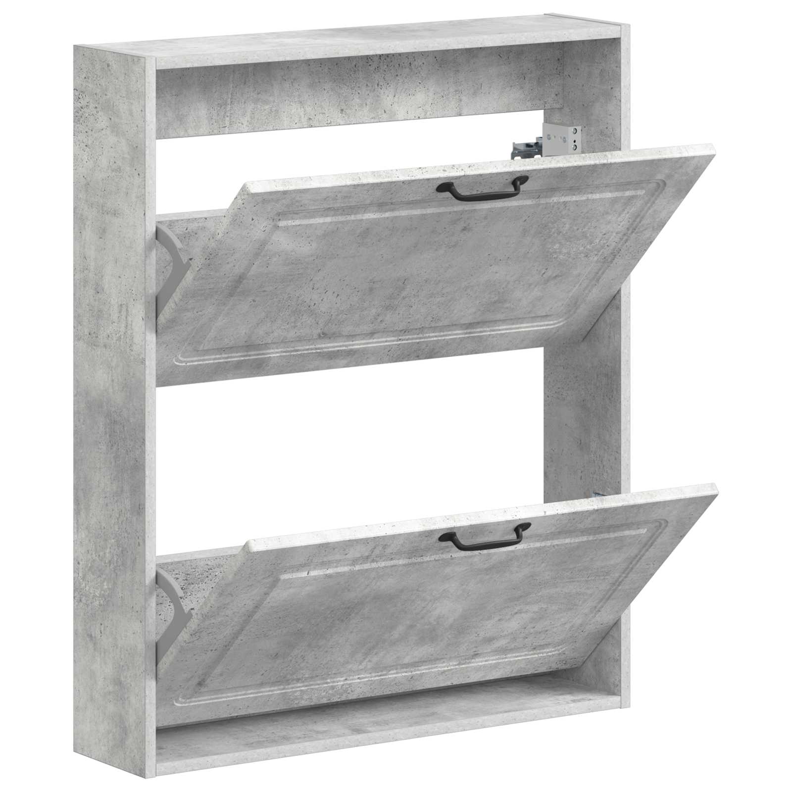 Sieninis batų kabinetas UTRECHT 71 x 17 x 86 cm Betono pilka