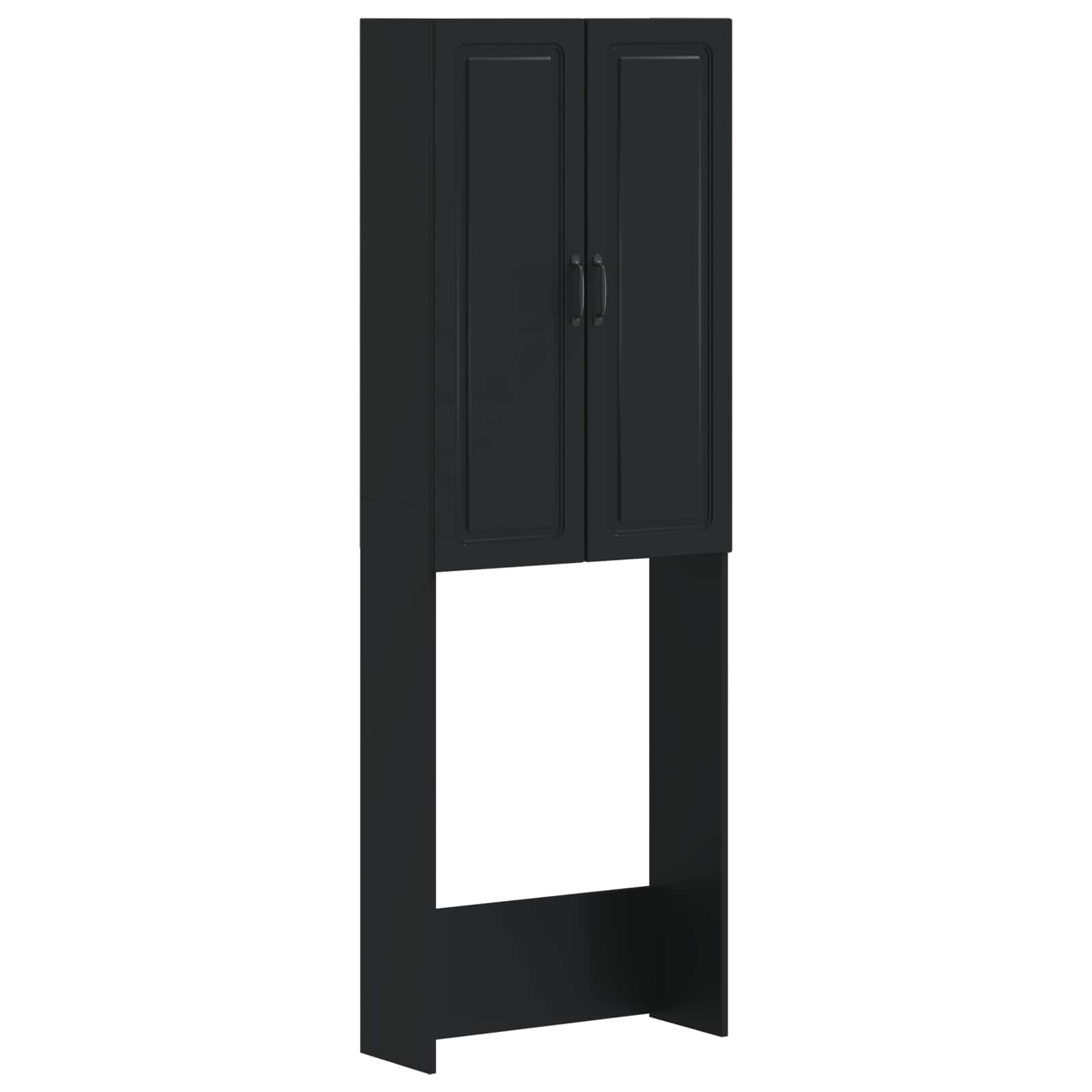 Tualeto spintelė UTRECHT Juoda 66 x 25,5 x 190 cm