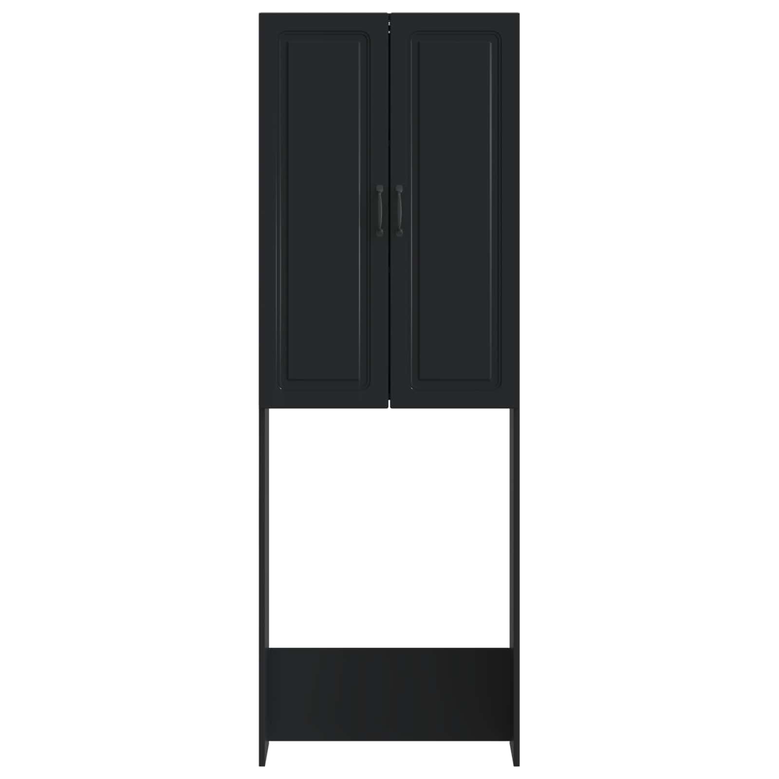 Tualeto spintelė UTRECHT Juoda 66 x 25,5 x 190 cm