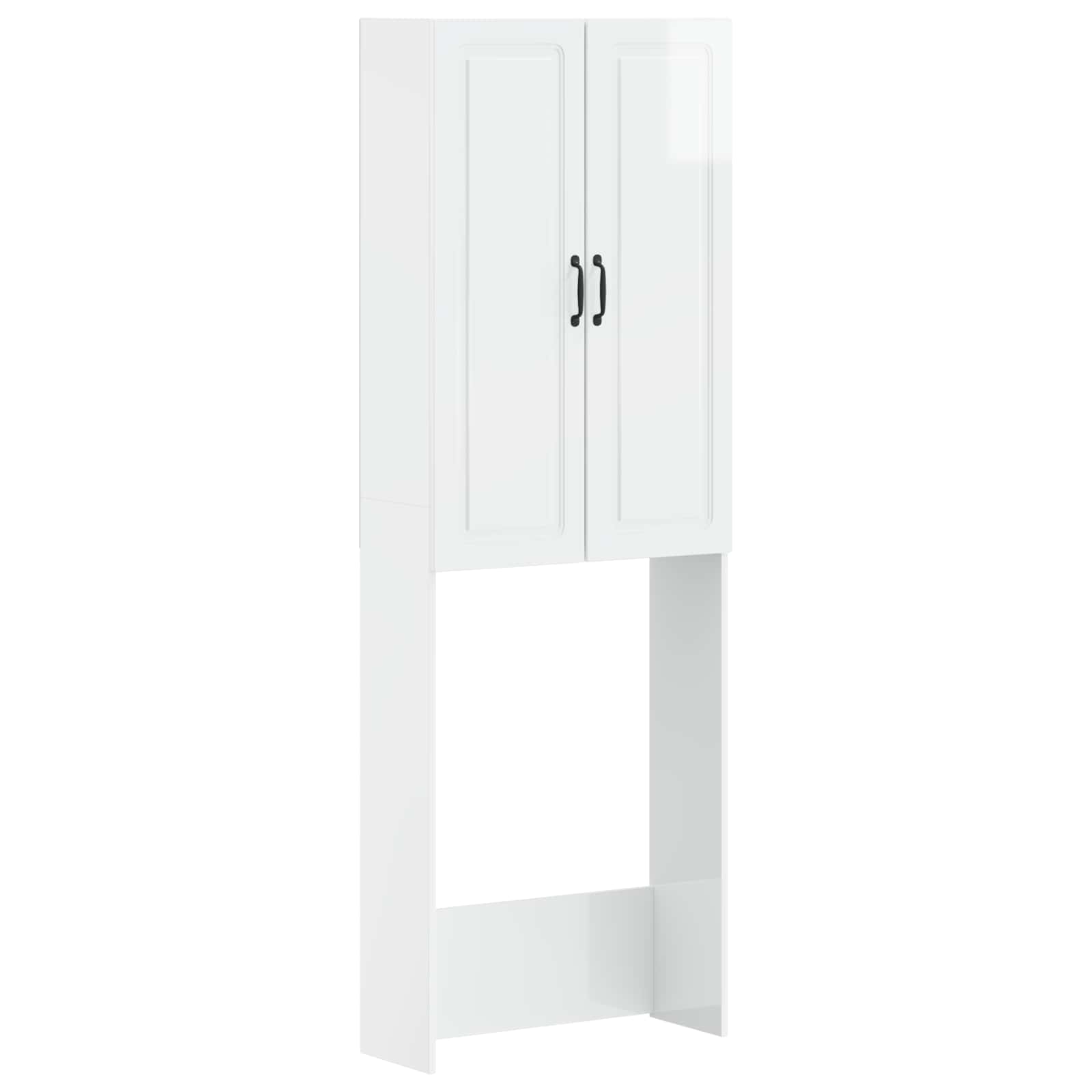 Tualeto spintelė UTRECHT Itin blizgi balta 66 x 25,5 x 190 cm