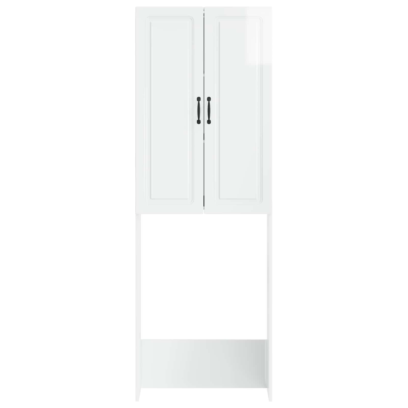 Tualeto spintelė UTRECHT Itin blizgi balta 66 x 25,5 x 190 cm