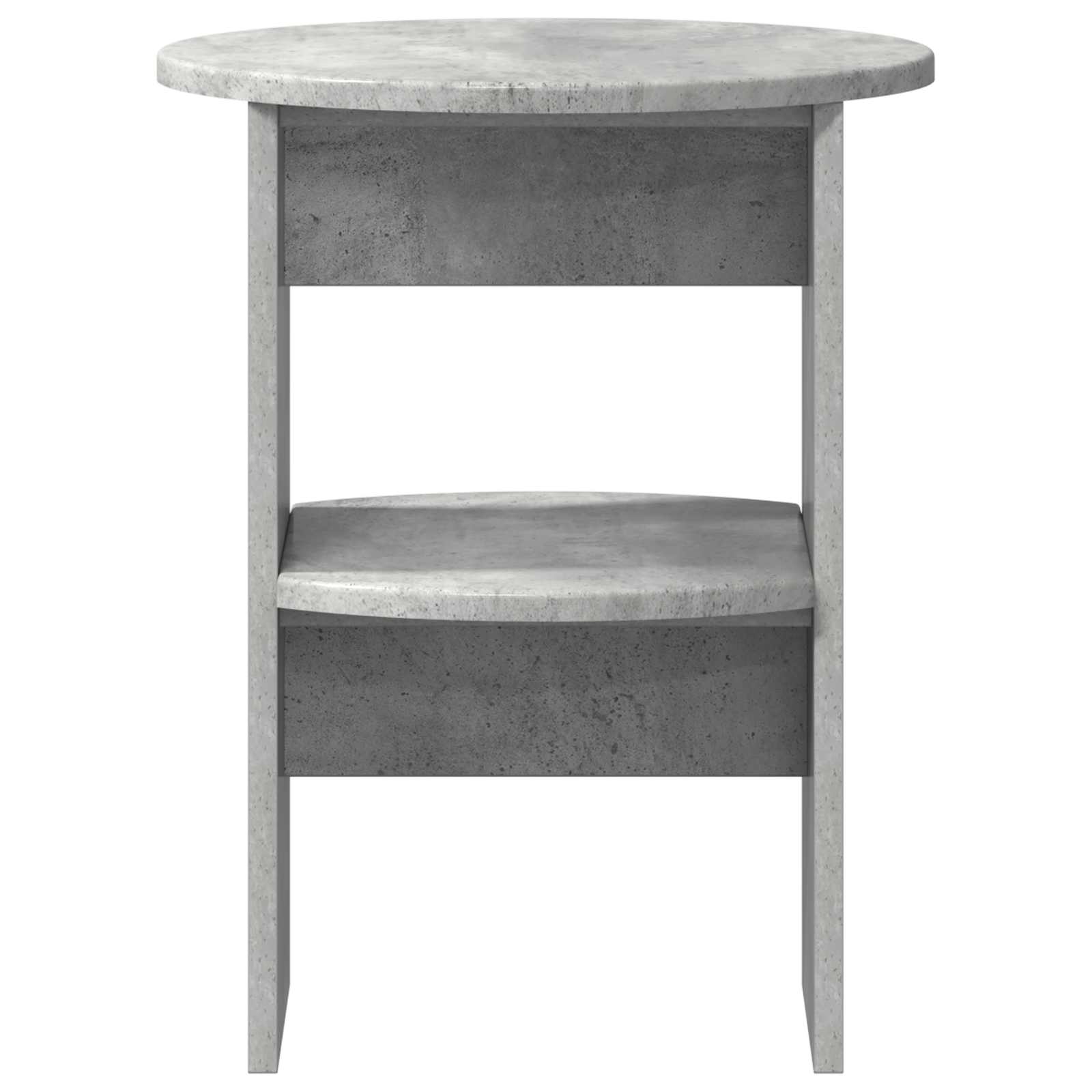 Šoninė spintelė 2 pcs Betono Pilka Ø40 x 50 cm Dirbtinė mediena