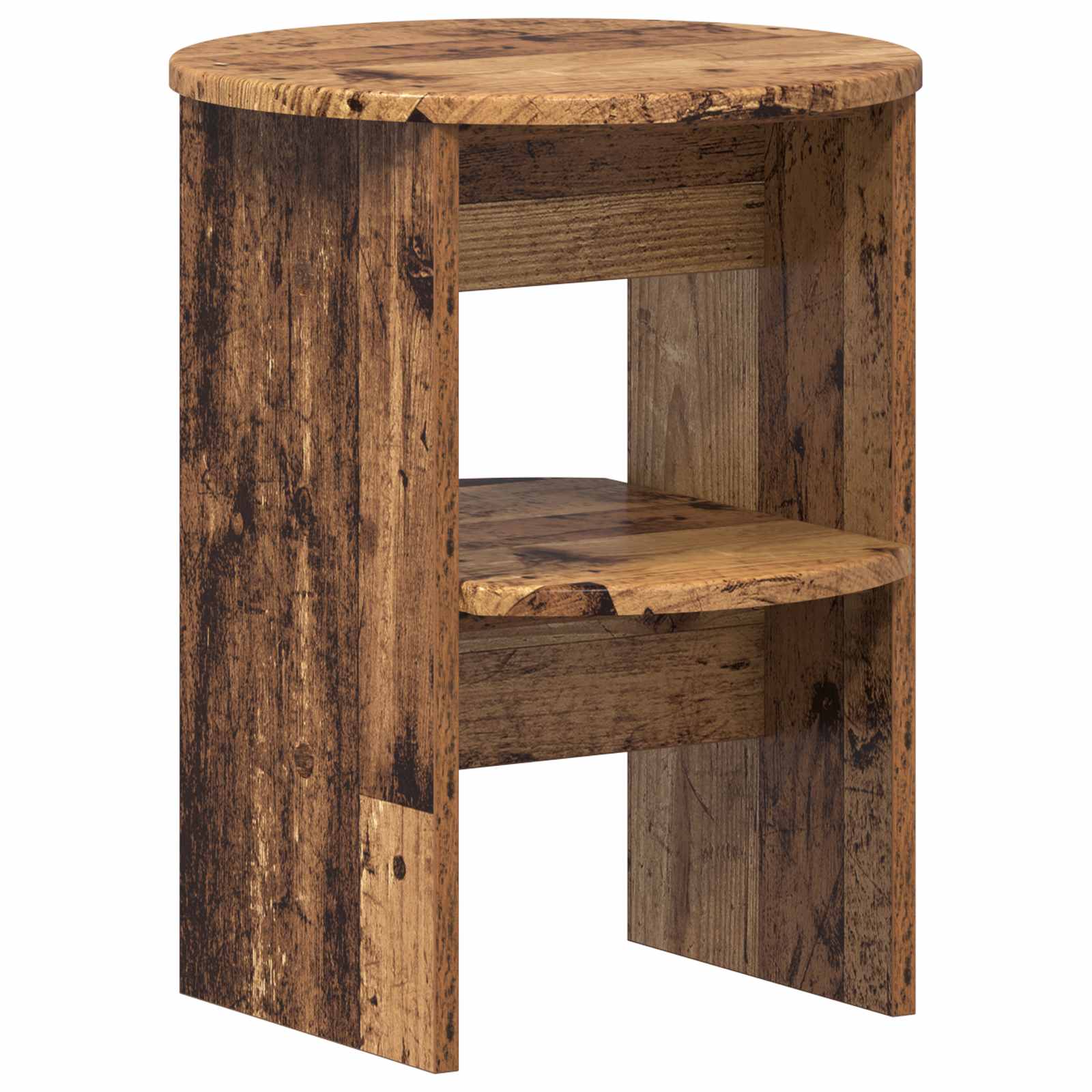 Šoninė spintelė 2 pcs Senas medis Ø40 x 50 cm Dirbtinė mediena