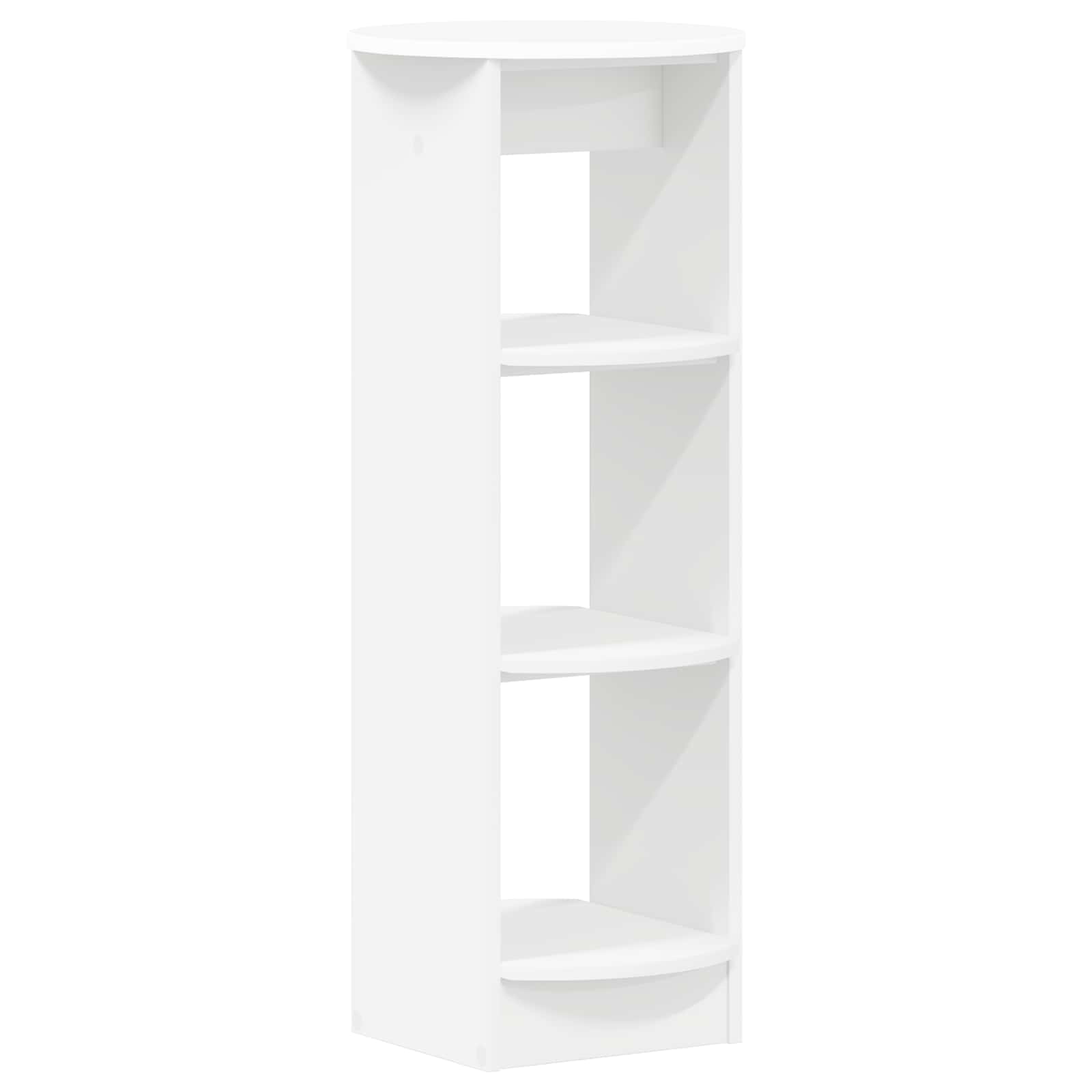 Side Cabinet White 40 x 40 x 100 cm Engineered Wood