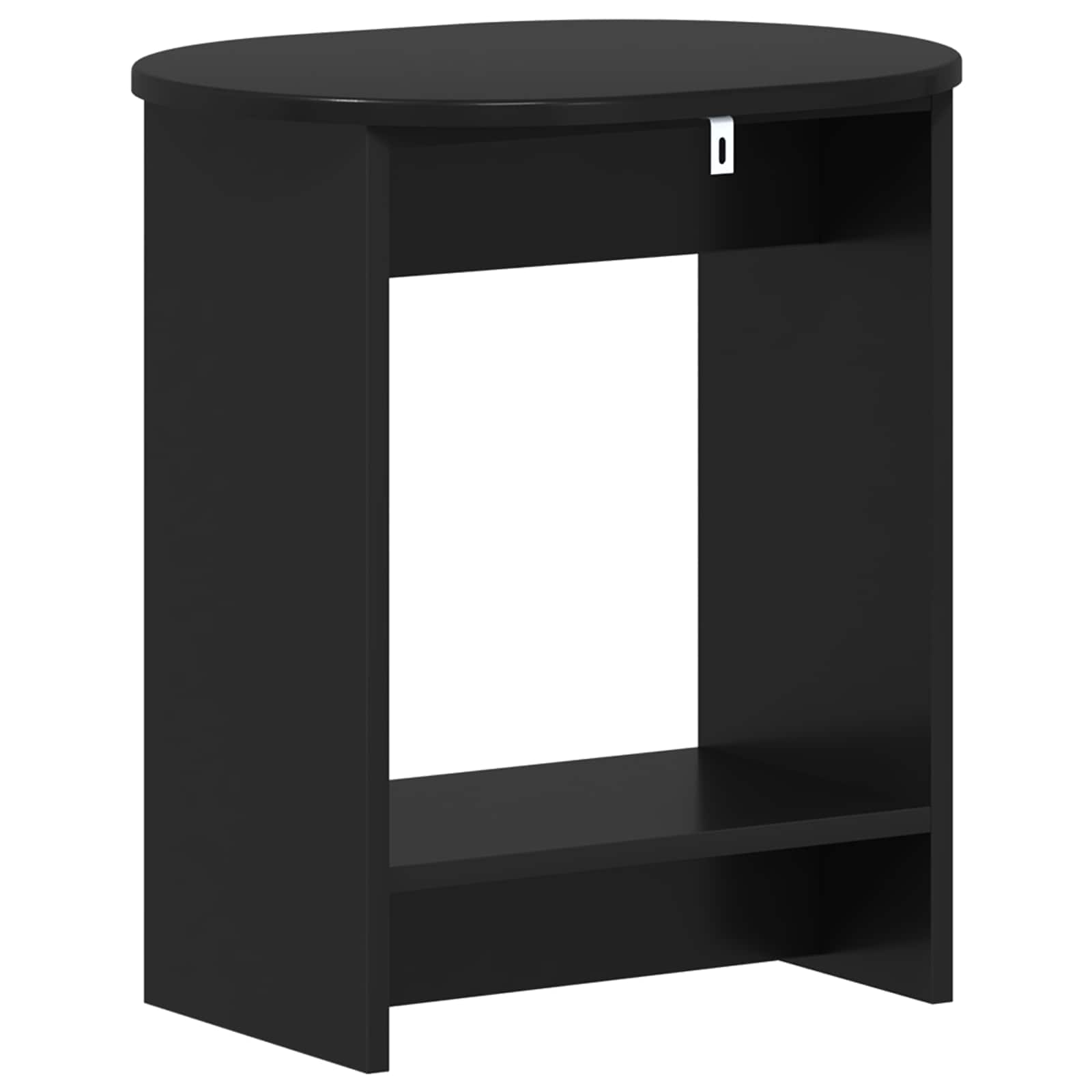 Šoninis stalas Juoda 50 x 39,5 x 55 cm Apdirbta mediena
