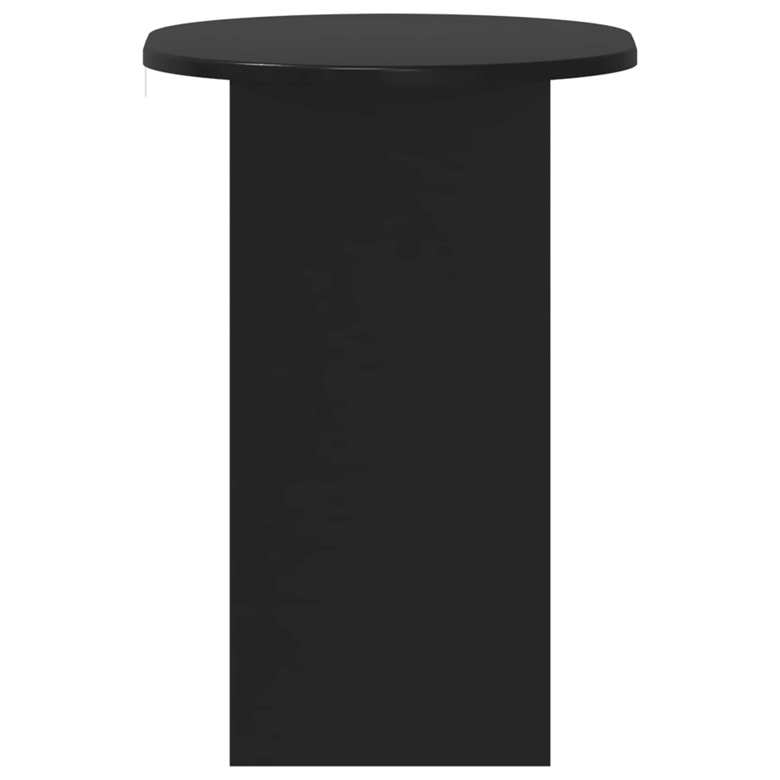 Šoninis stalas Juoda 50 x 39,5 x 55 cm Apdirbta mediena