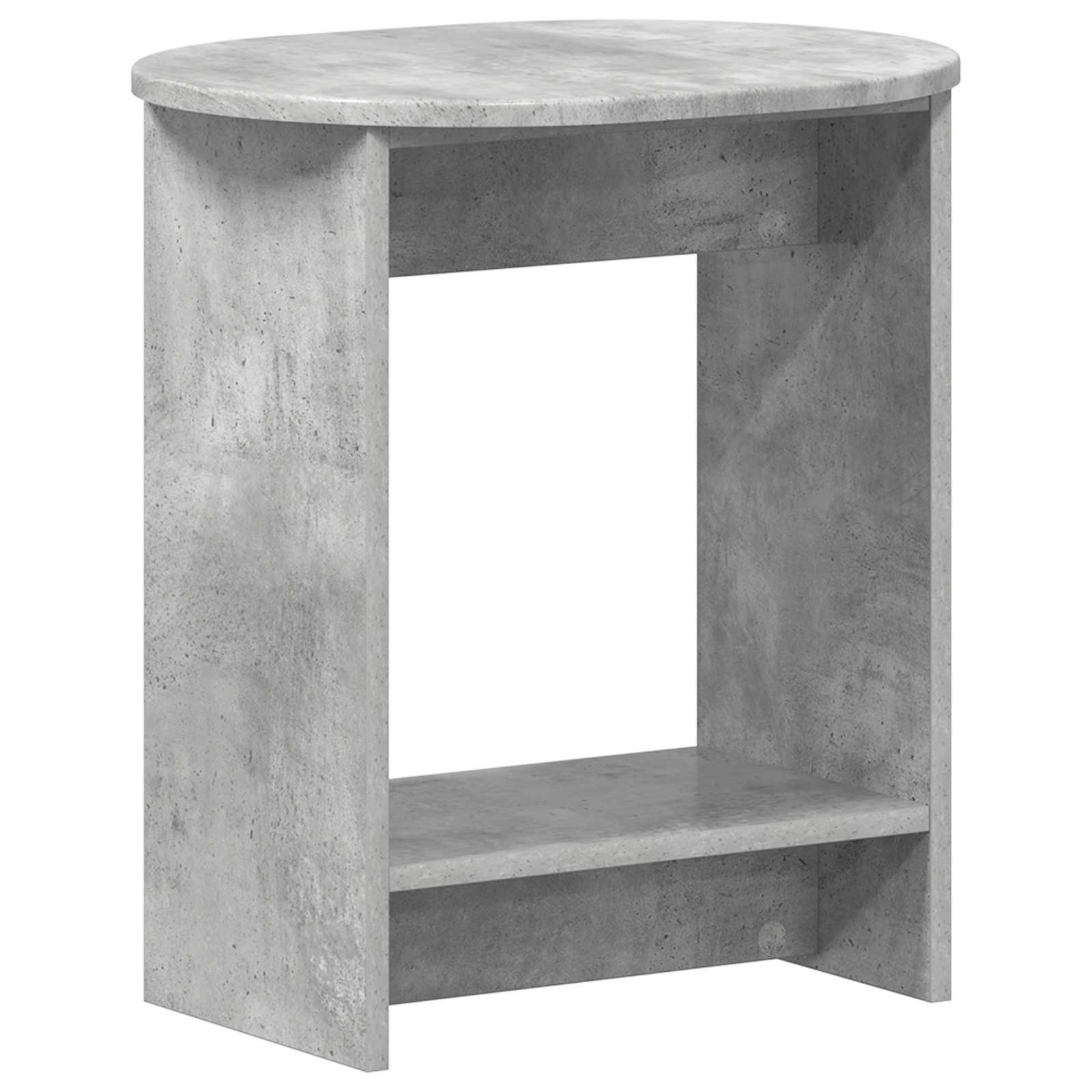 Šoninis stalas Betono pilka 50 x 39,5 x 55 cm Apdirbta mediena