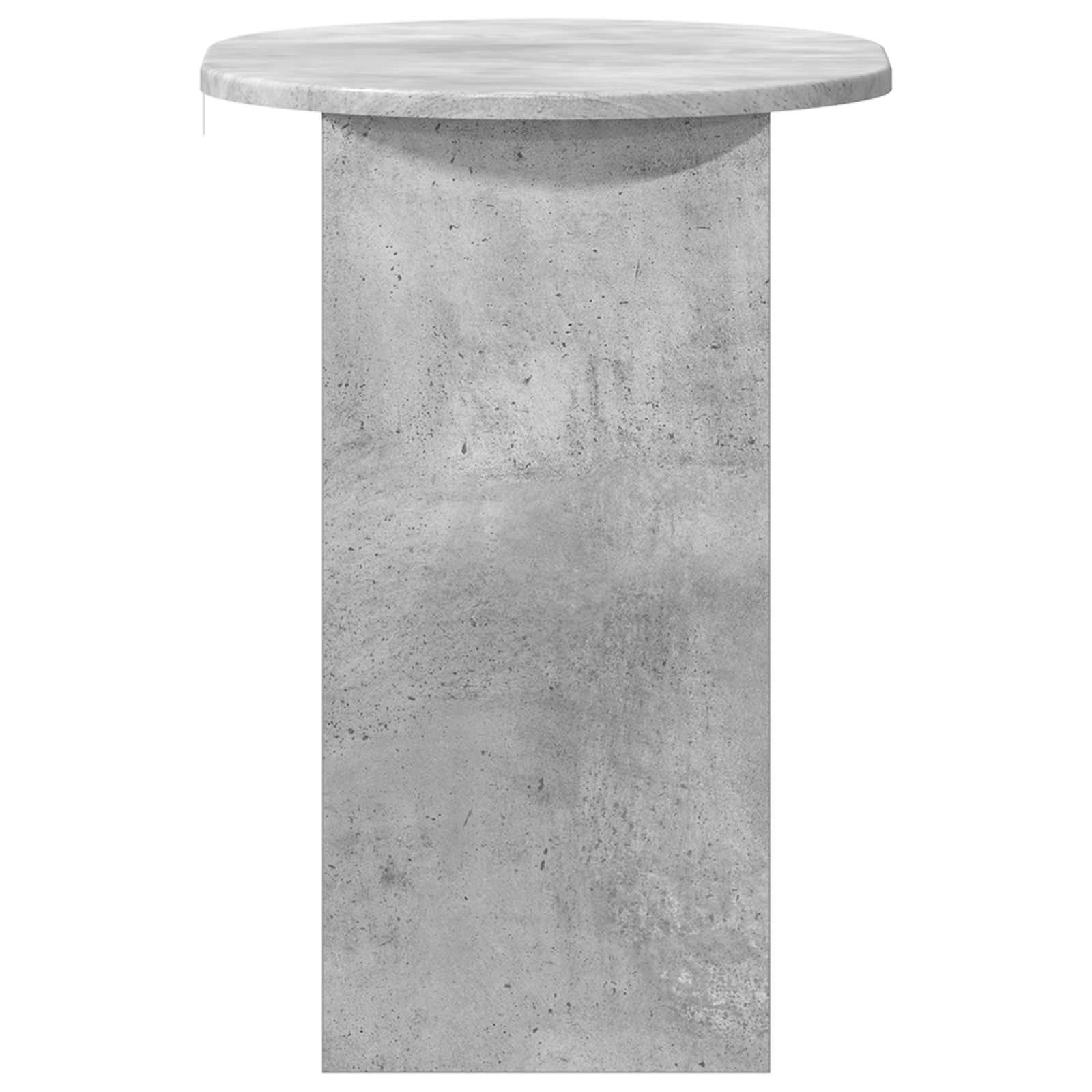 Šoninis stalas Betono pilka 50 x 39,5 x 55 cm Apdirbta mediena