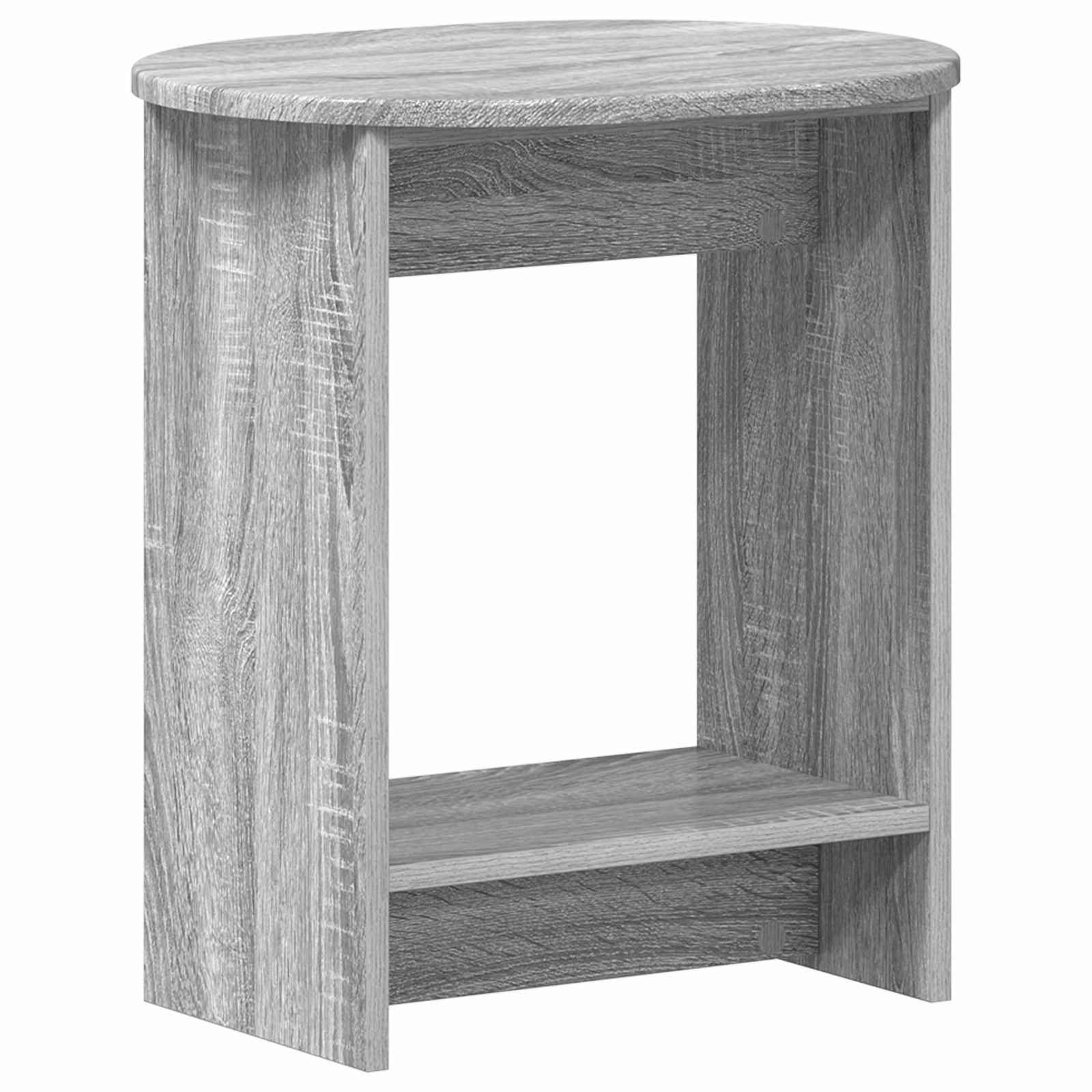 Šoninis stalas Pilka sonoma ąžuolo 50 x 39,5 x 55 cm