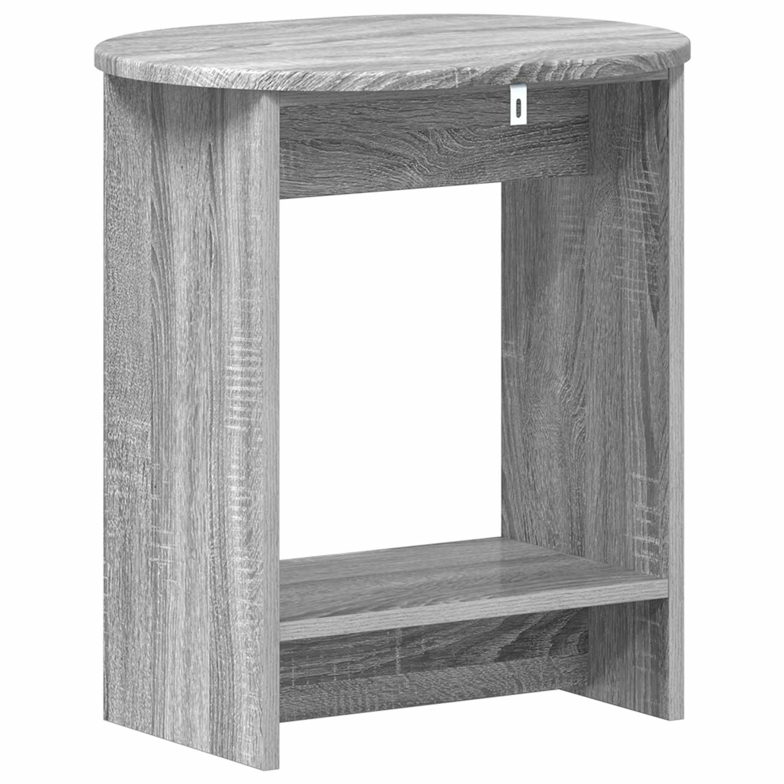 Šoninis stalas Pilka sonoma ąžuolo 50 x 39,5 x 55 cm