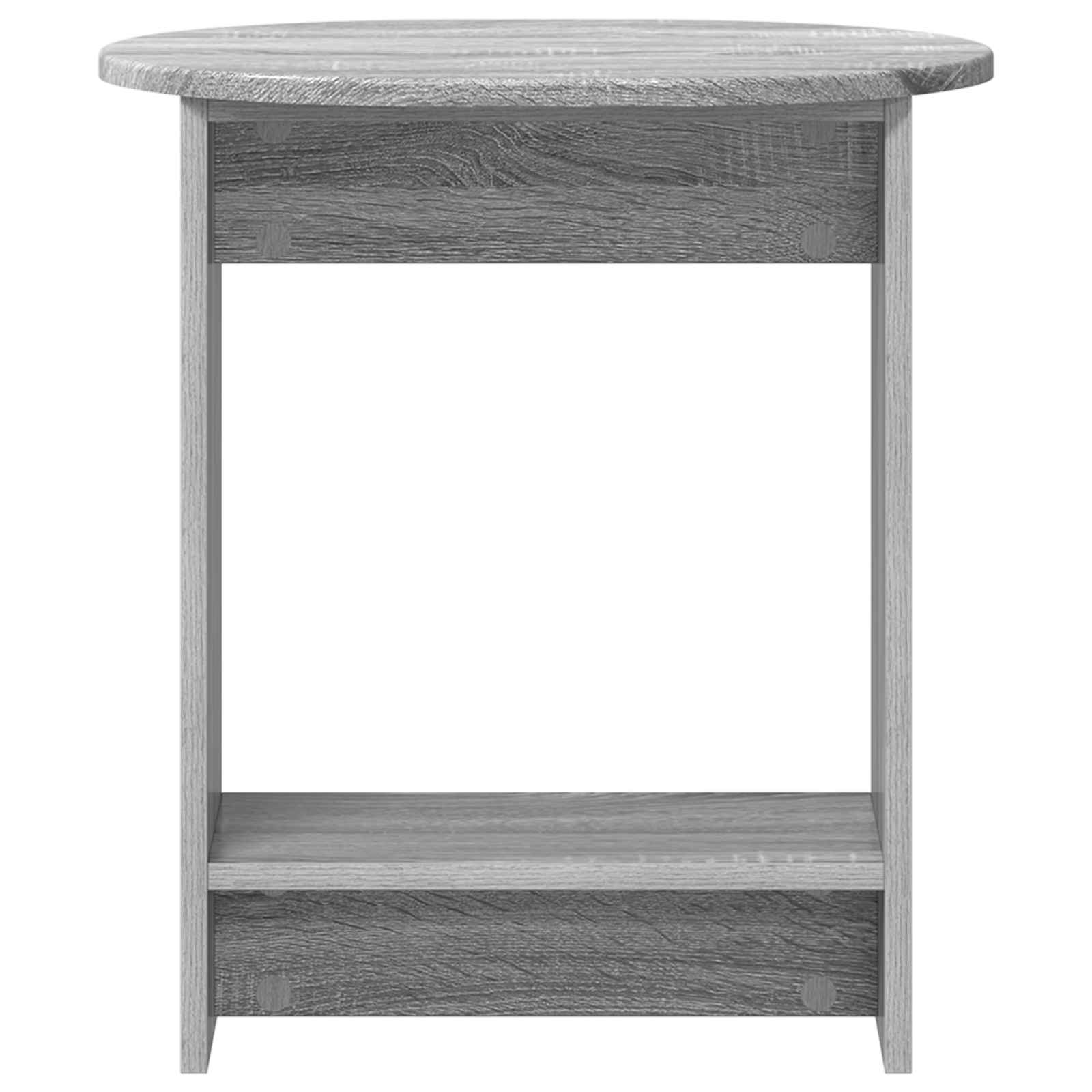 Šoninis stalas Pilka sonoma ąžuolo 50 x 39,5 x 55 cm