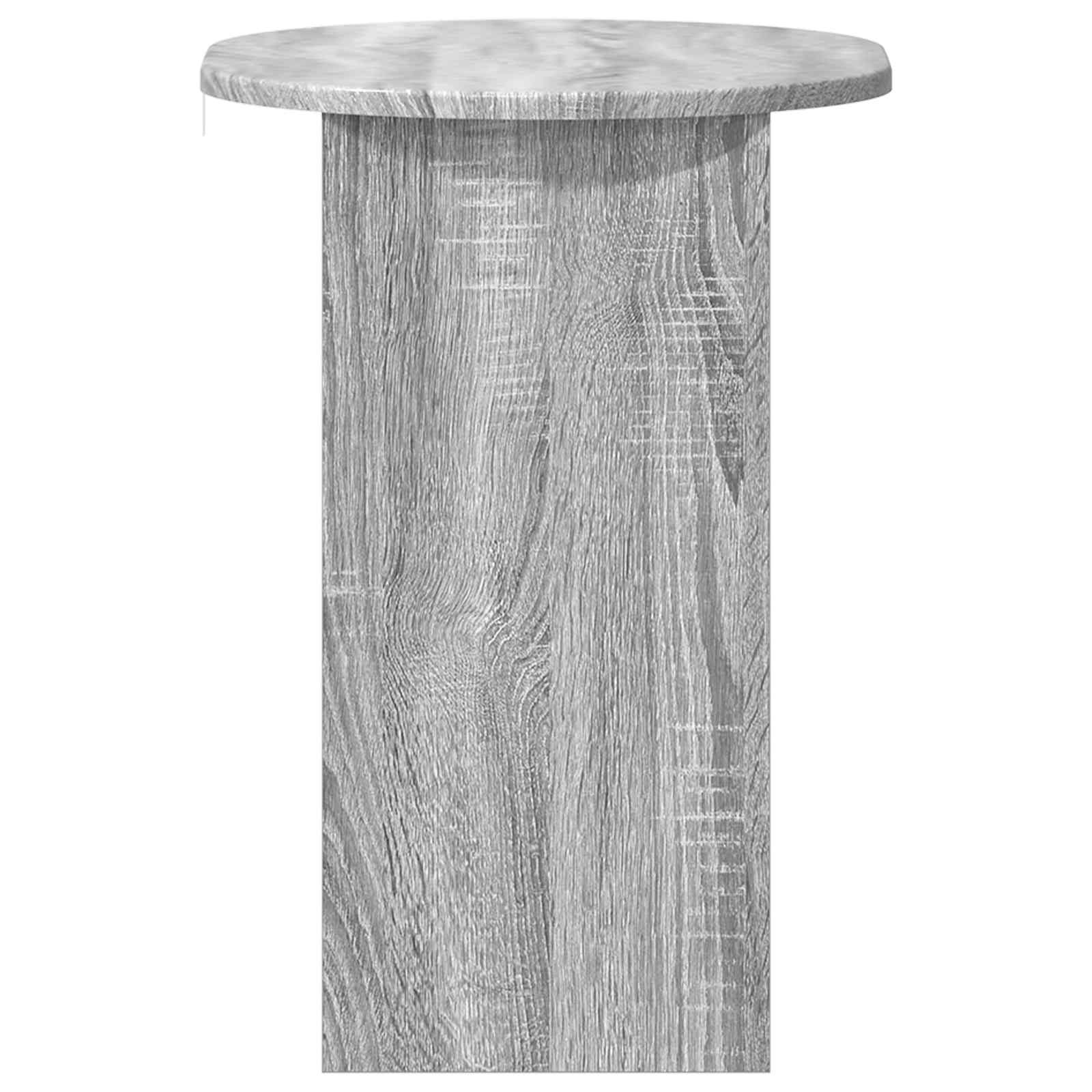 Šoninis stalas Pilka sonoma ąžuolo 50 x 39,5 x 55 cm
