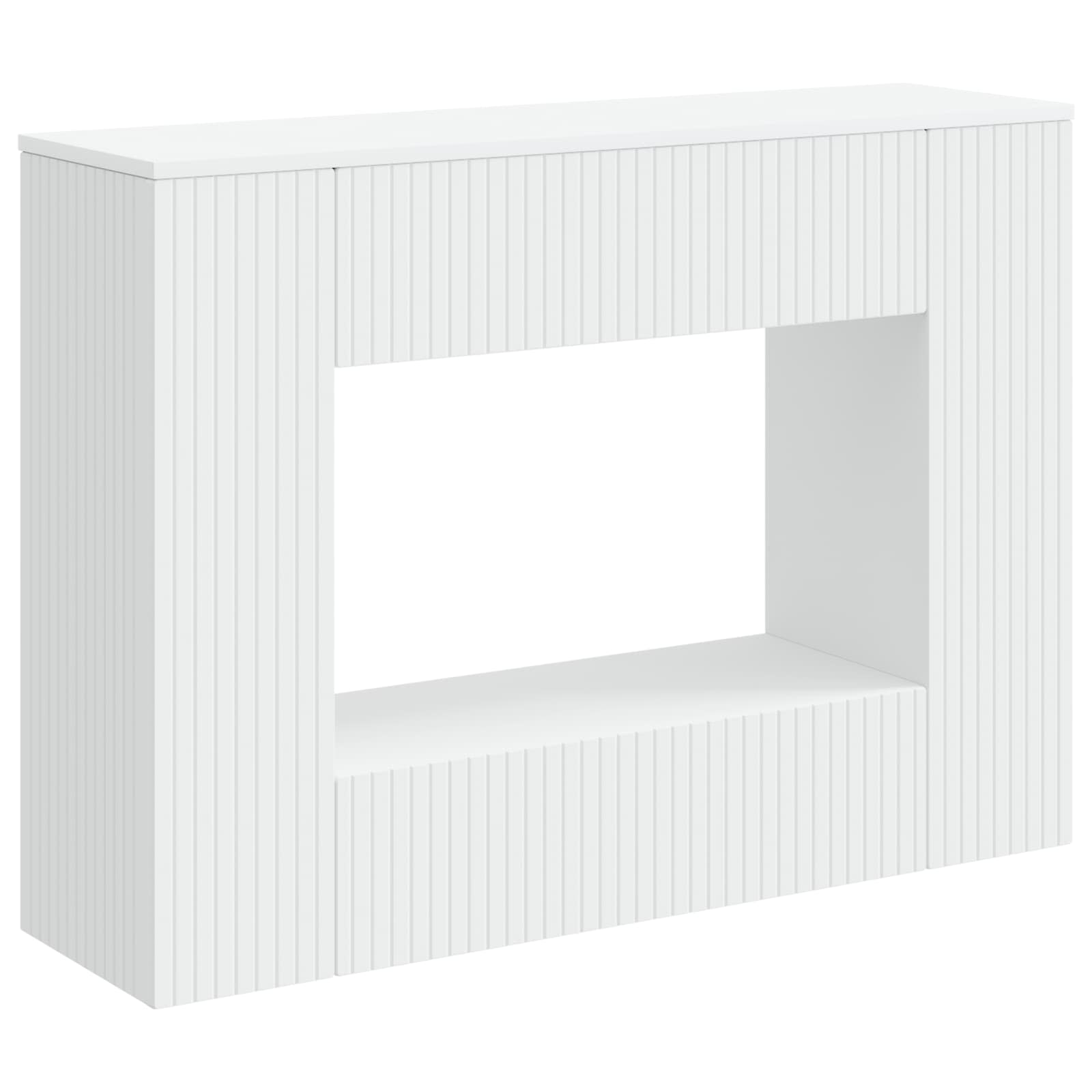 Konsolinis stalas Baltas 101 x 29 x 74 cm Dirbtinė mediena