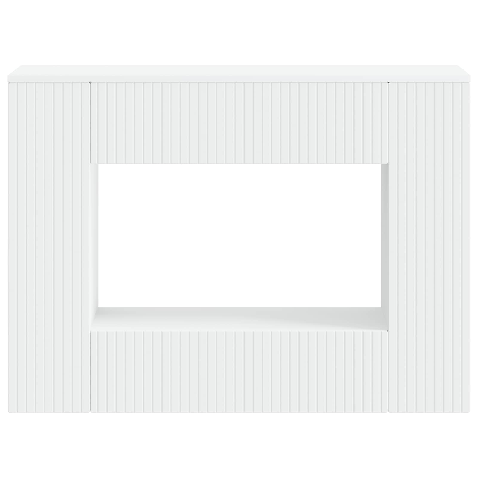 Konsolinis stalas Baltas 101 x 29 x 74 cm Dirbtinė mediena