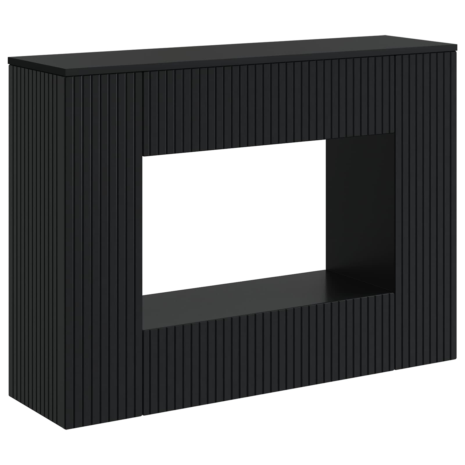 Konsoles galds Melns 101 x 29 x 74 cm Inženierijas koksne