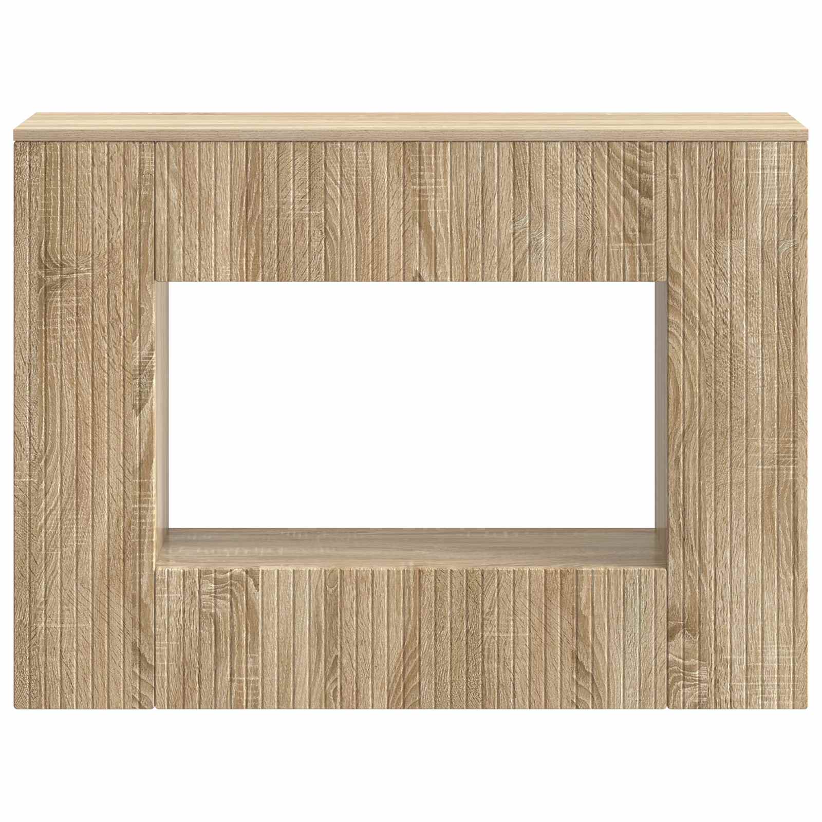 Konsoles galds Svītrains sonomas ozols 101 x 29 x 74 cm