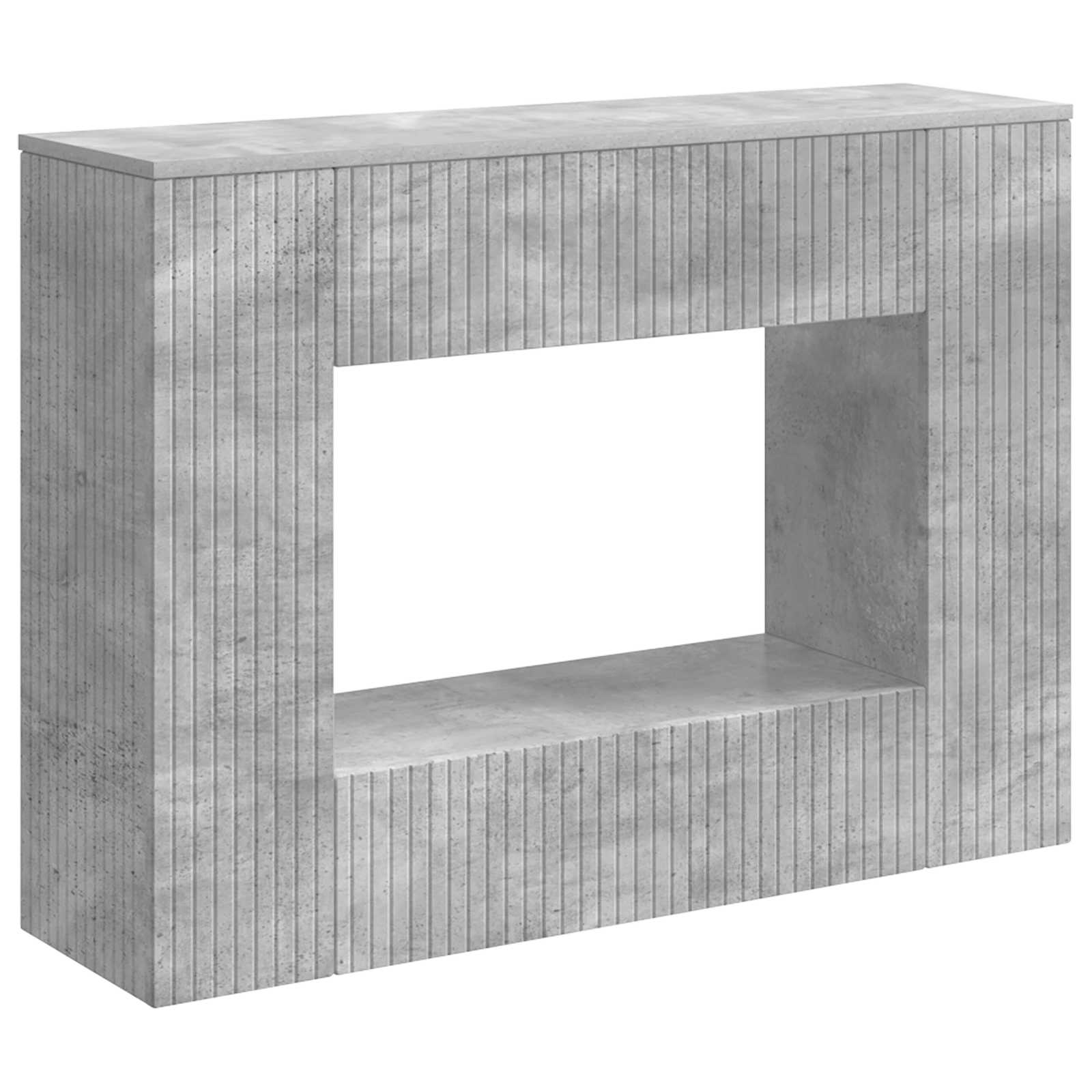 Konsolinis stalas Dryžuotas Betono Pilka 101 x 29 x 74 cm