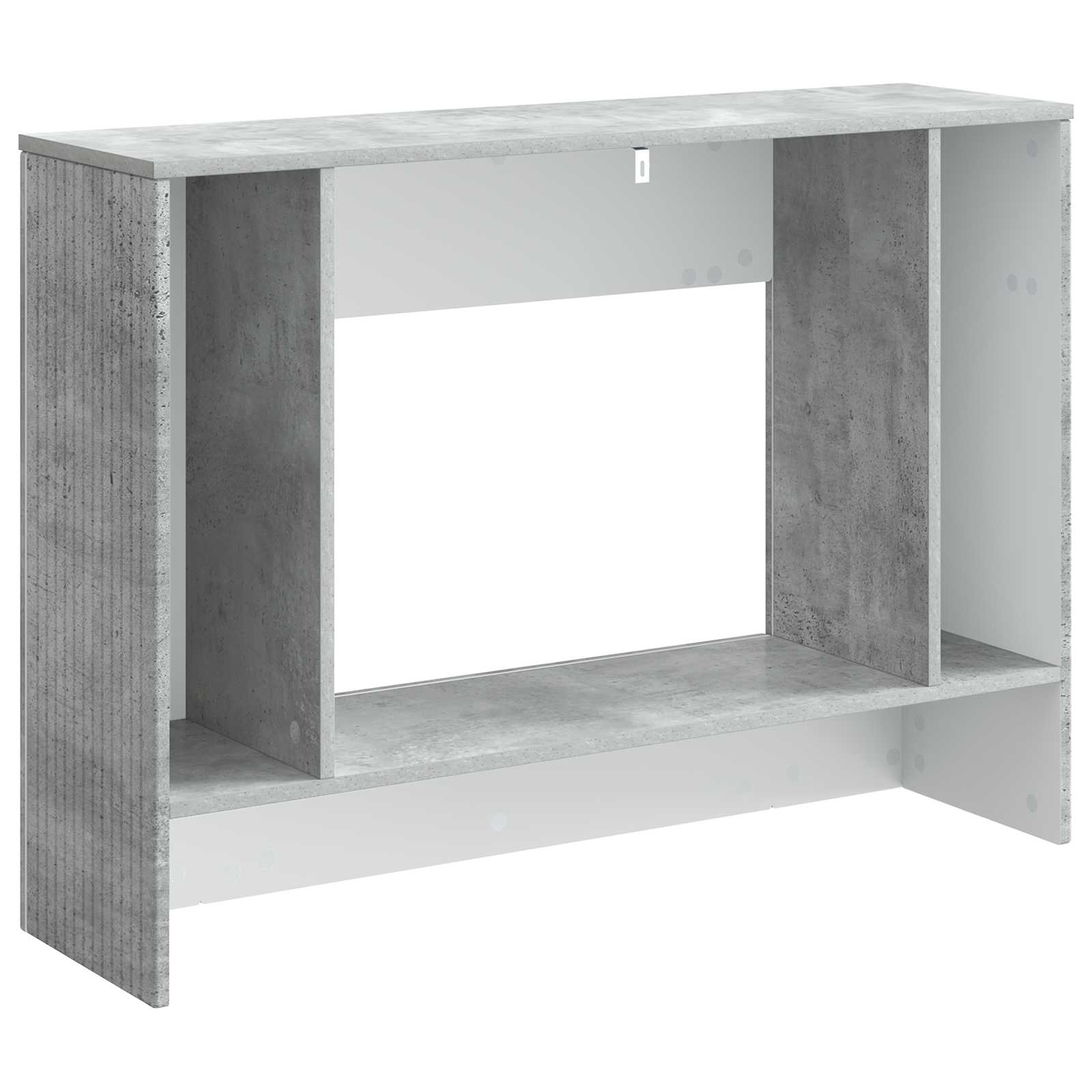 Konsolinis stalas Dryžuotas Betono Pilka 101 x 29 x 74 cm