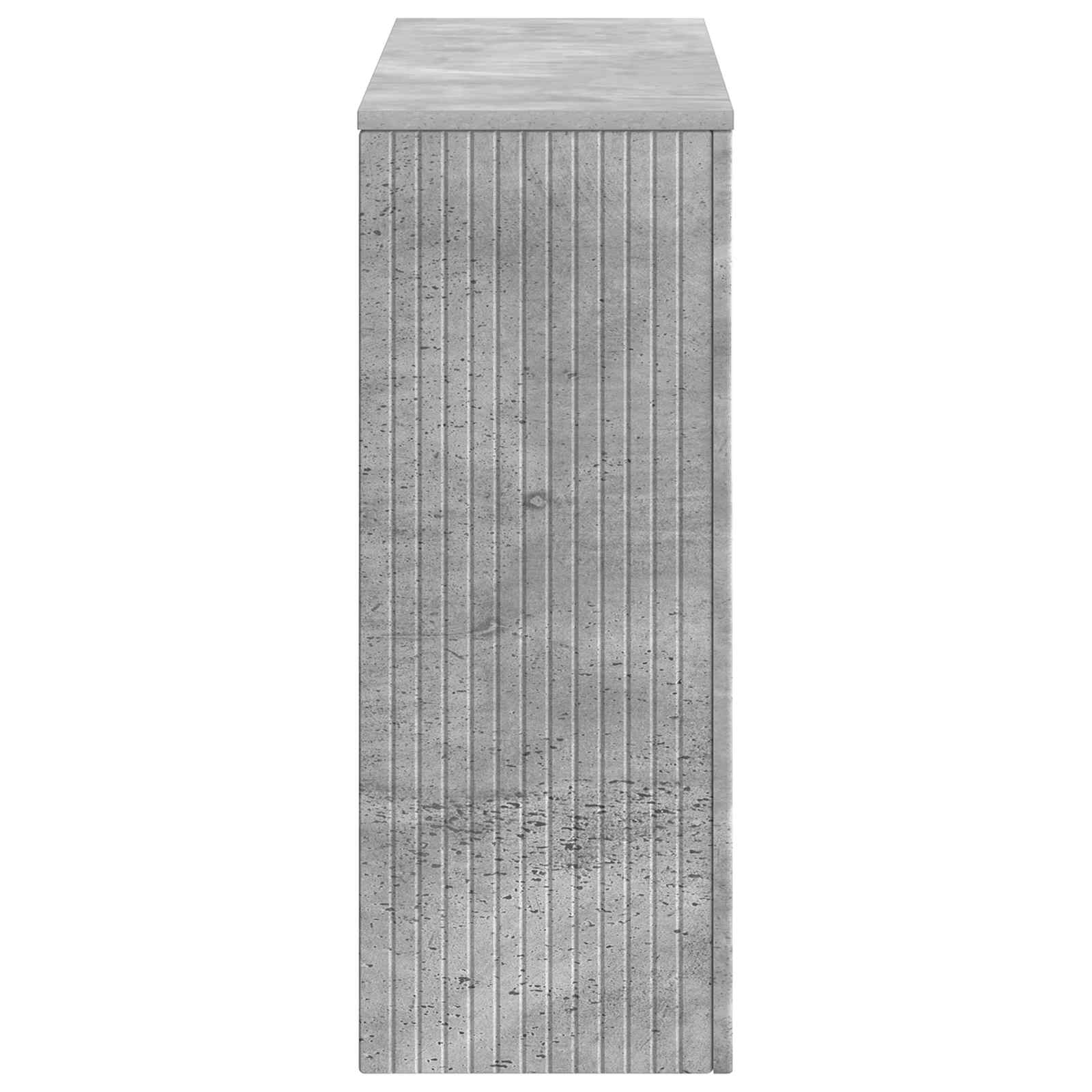 Konsolinis stalas Dryžuotas Betono Pilka 101 x 29 x 74 cm